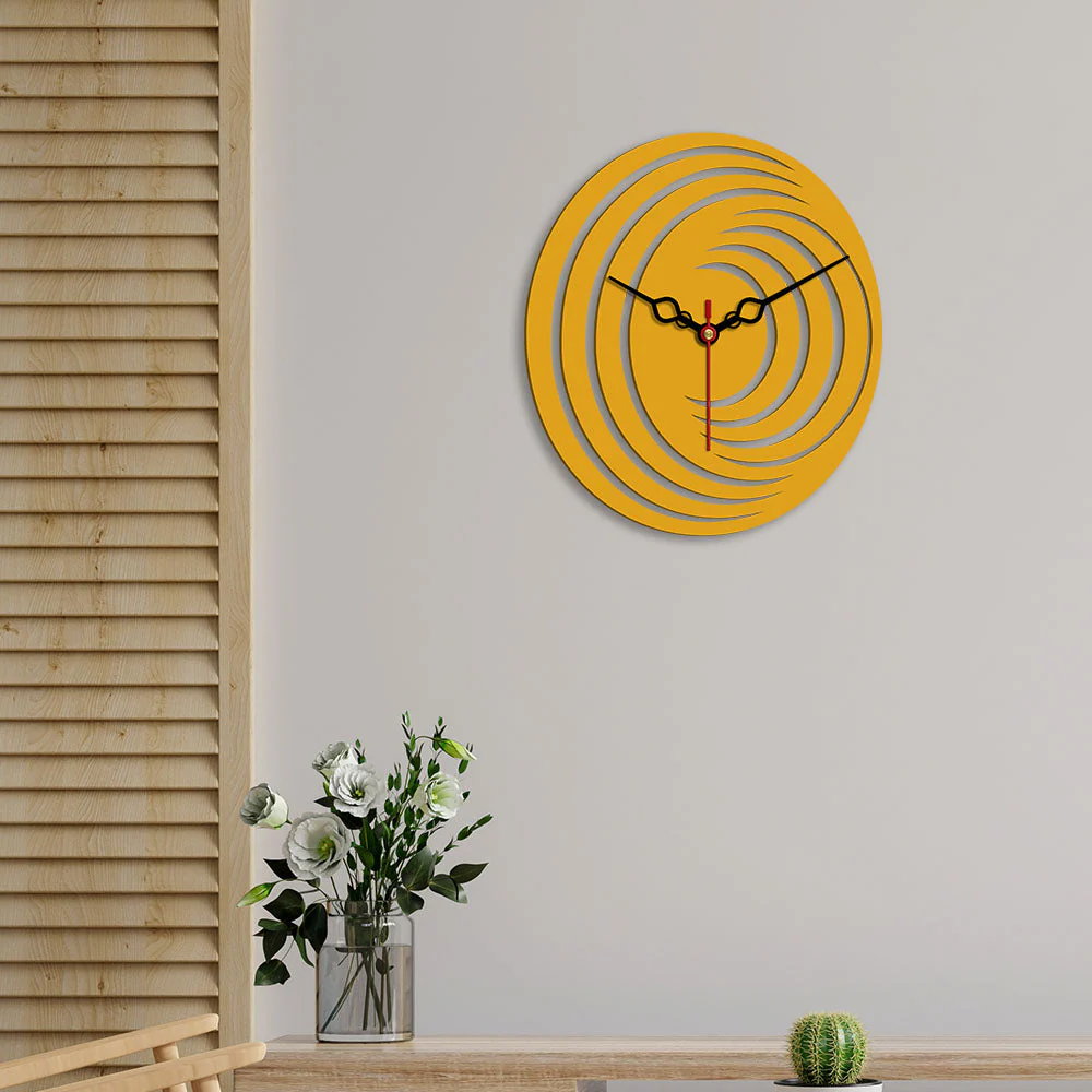 3D Shape Designer Wooden Wall Clock - Image 2