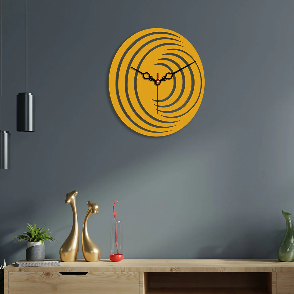 3D Shape Designer Wooden Wall Clock - Image 3