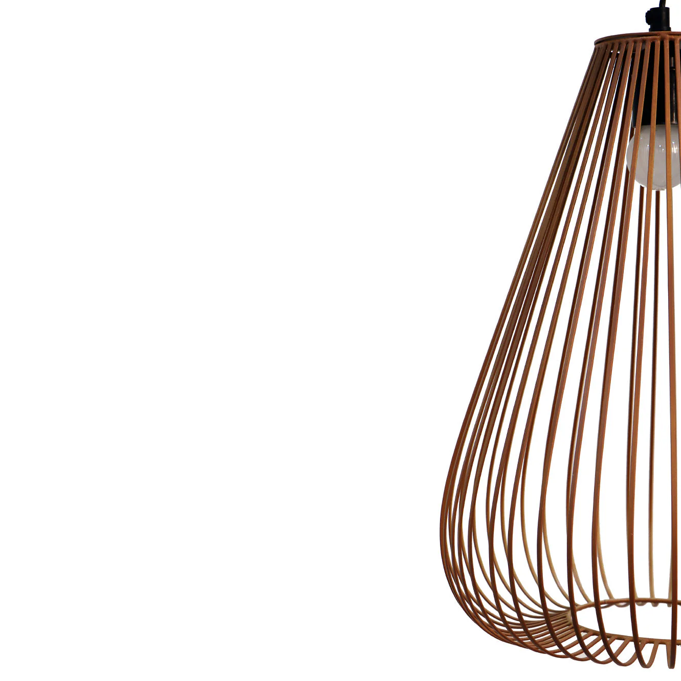 Modern Open Wire Ceiling Lamp for Living Room - Image 4