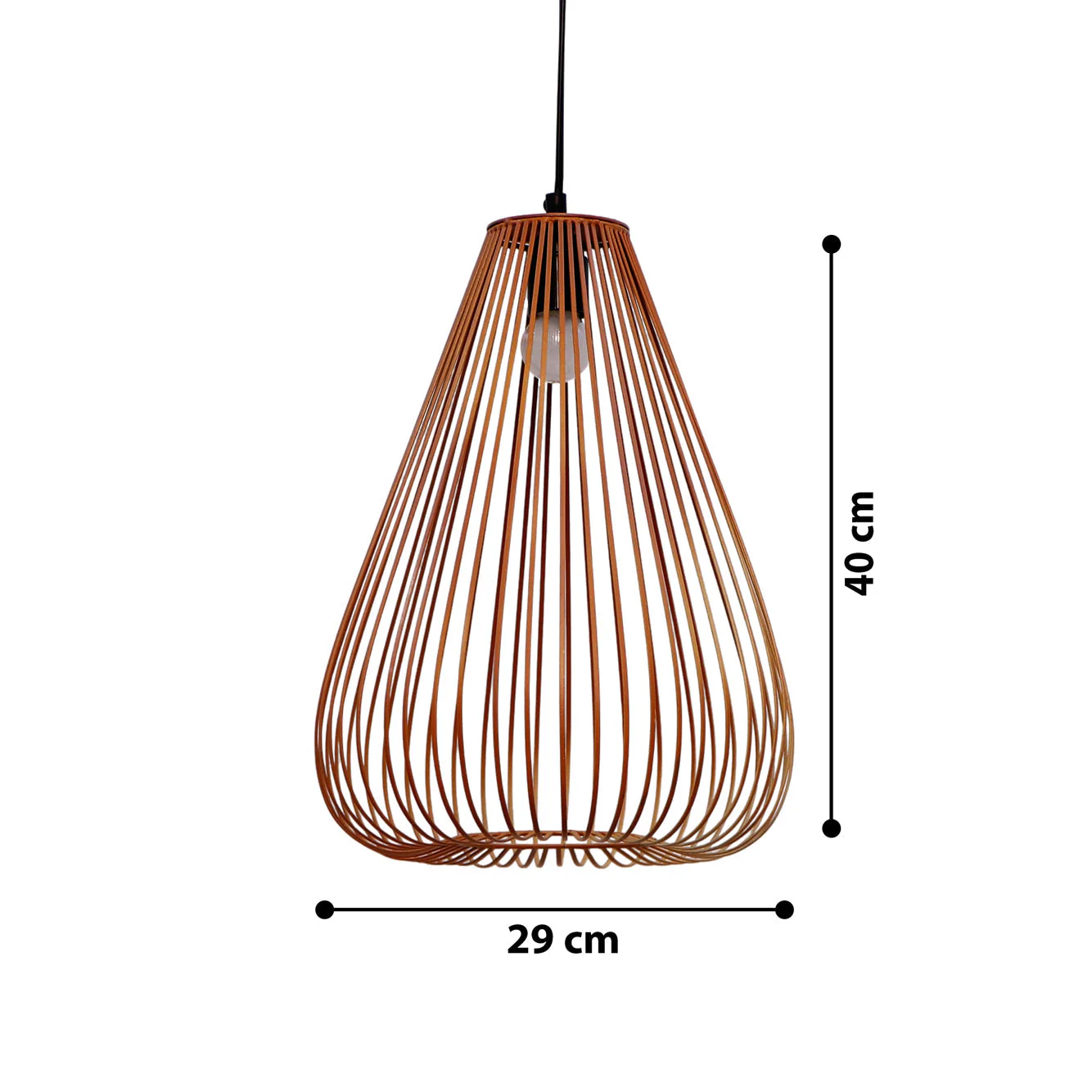 Modern Open Wire Ceiling Lamp for Living Room - Image 5