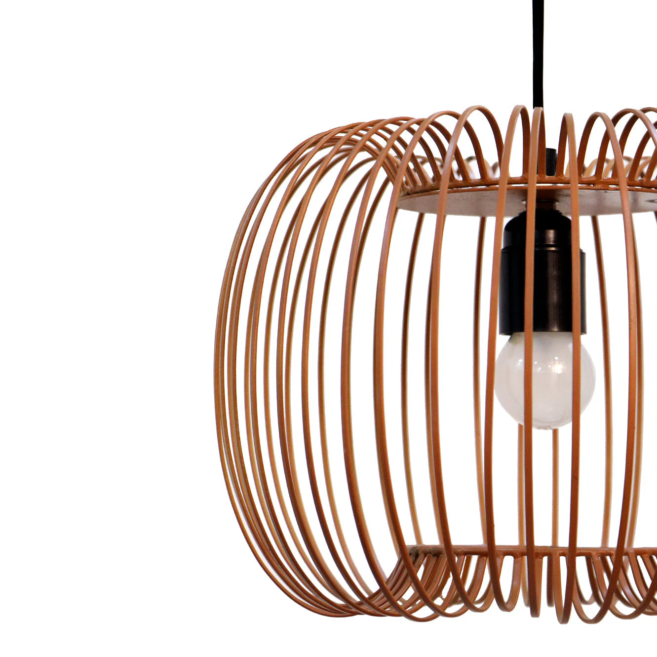 Modern Globe Wire Ceiling Lamp for Living Room - Image 3