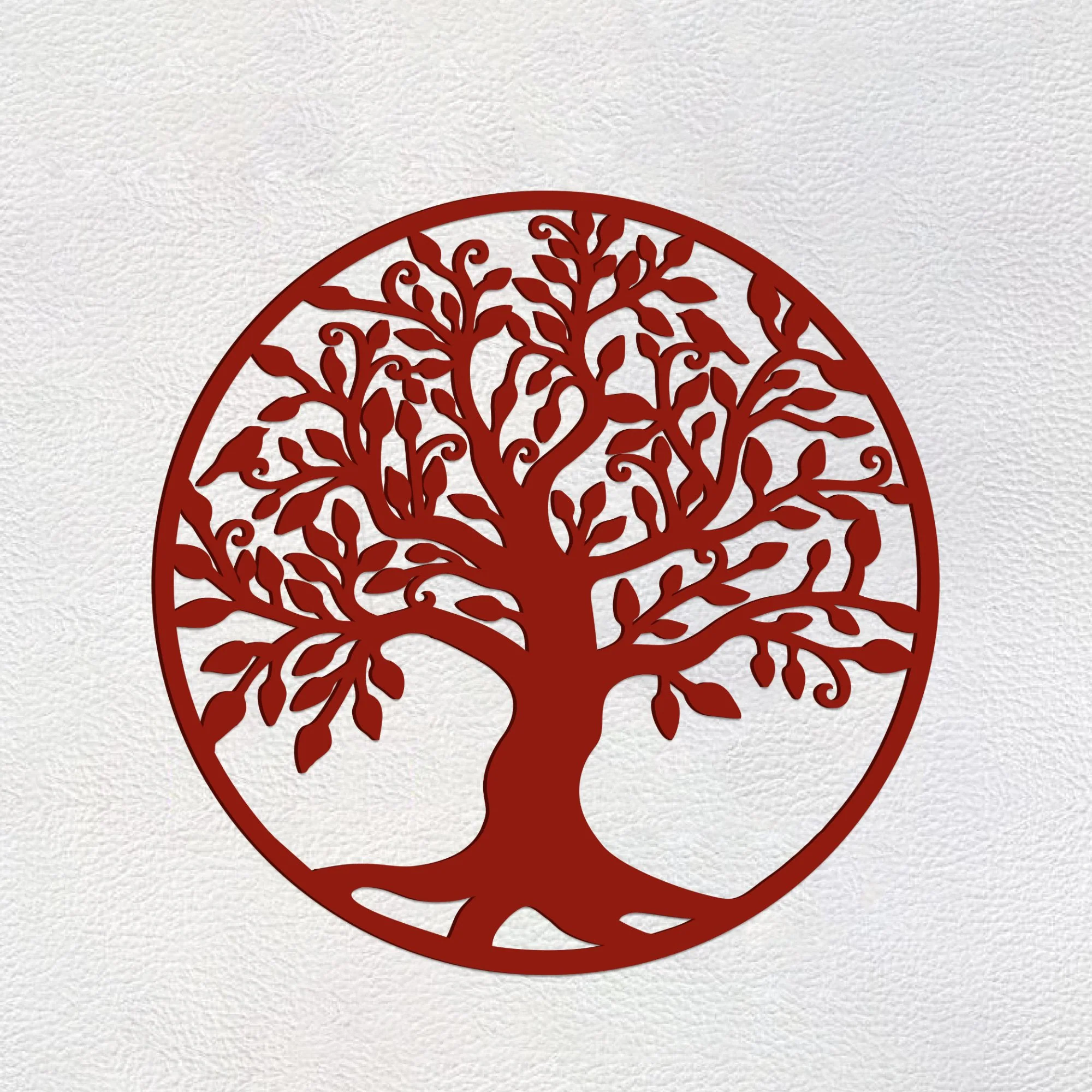 Big Tree Design in Circle Premium Quality Wooden Wall Hanging - Image 6