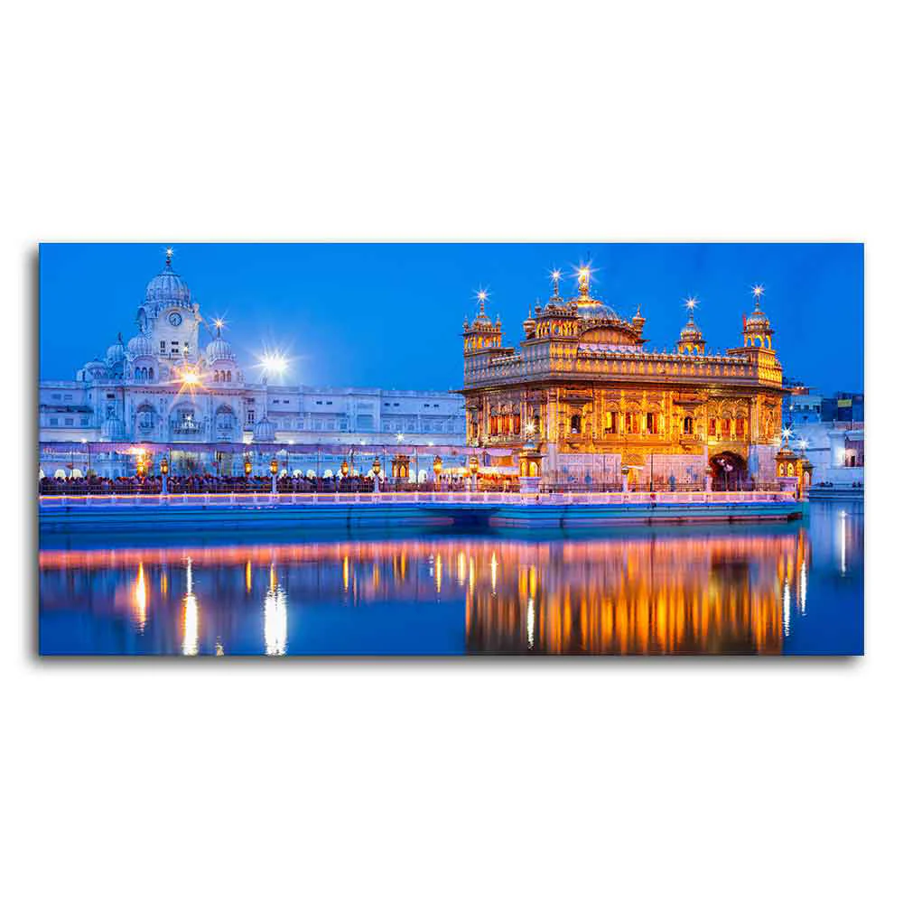 Gurdwara Sri Harmandir Sahib The Golden Temple Wall Painting - Image 5