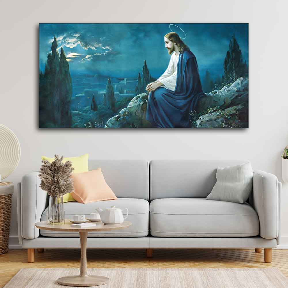 Jesus in the Gethsemane Garden Wall Painting - Image 3