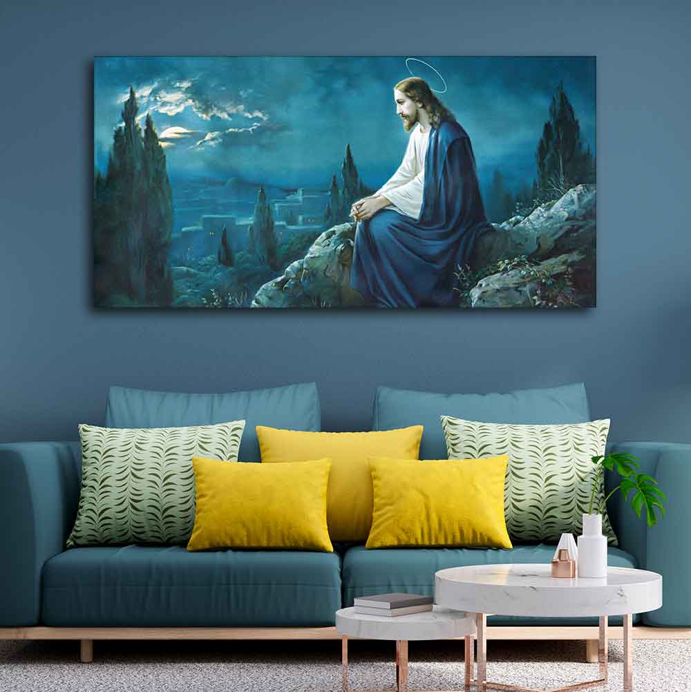 Jesus in the Gethsemane Garden Wall Painting - Image 4