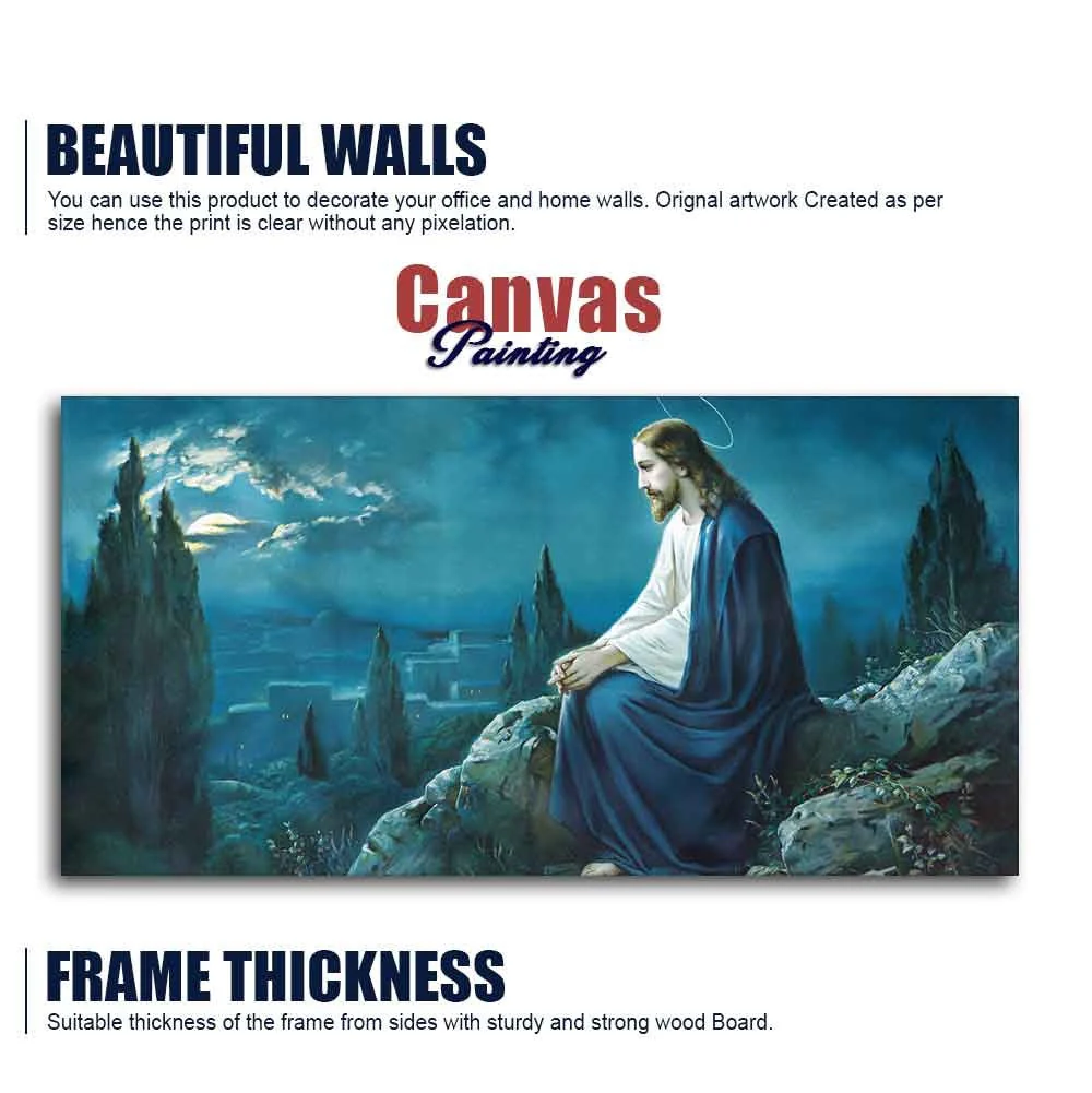 Jesus in the Gethsemane Garden Wall Painting - Image 6