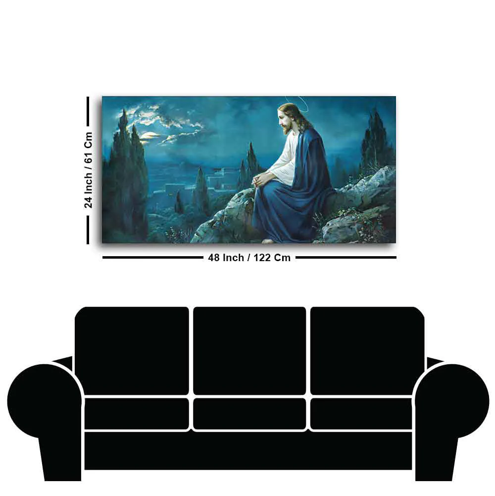 Jesus in the Gethsemane Garden Wall Painting - Image 7