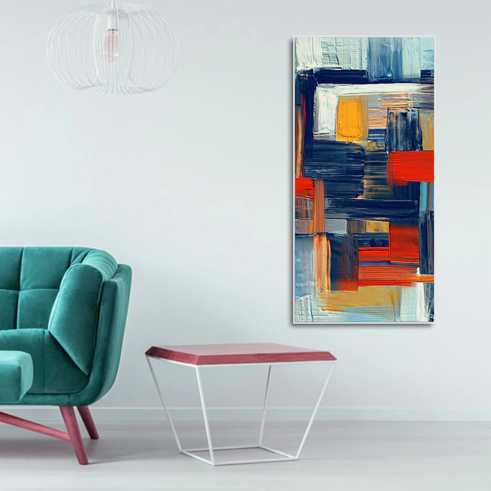 Abstract art of Colorful Texture Canvas Wall Painting - Image 3