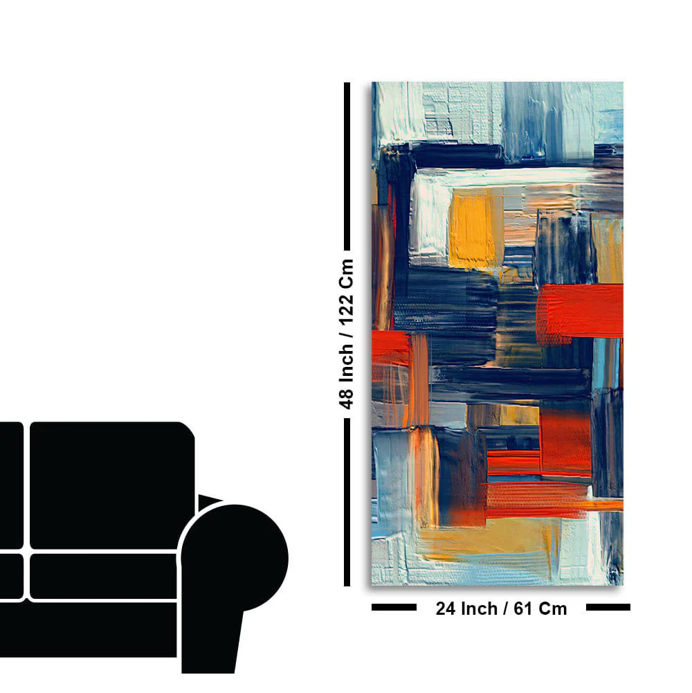 Abstract art of Colorful Texture Canvas Wall Painting - Image 7