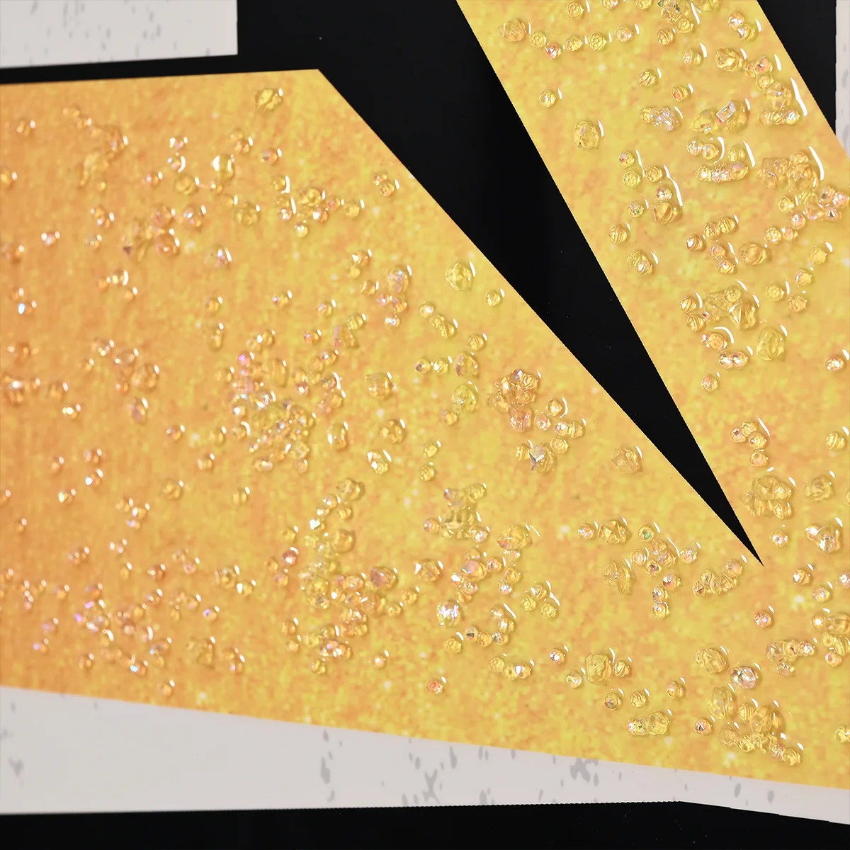 Abstract Art of Geometric Framed Crytal Glass Painting - Image 4