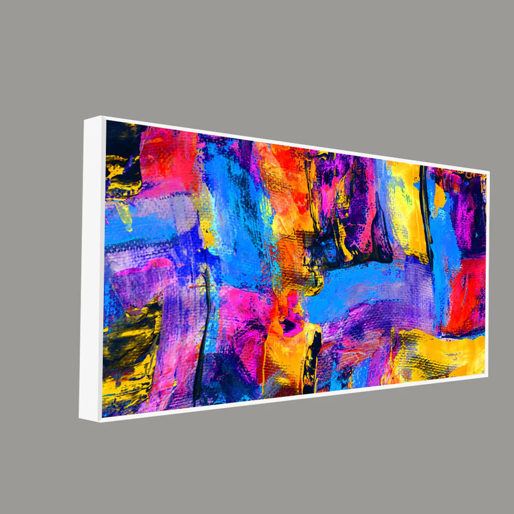 Abstract Color Texture Art Premium Canvas Wall Painting - Image 5