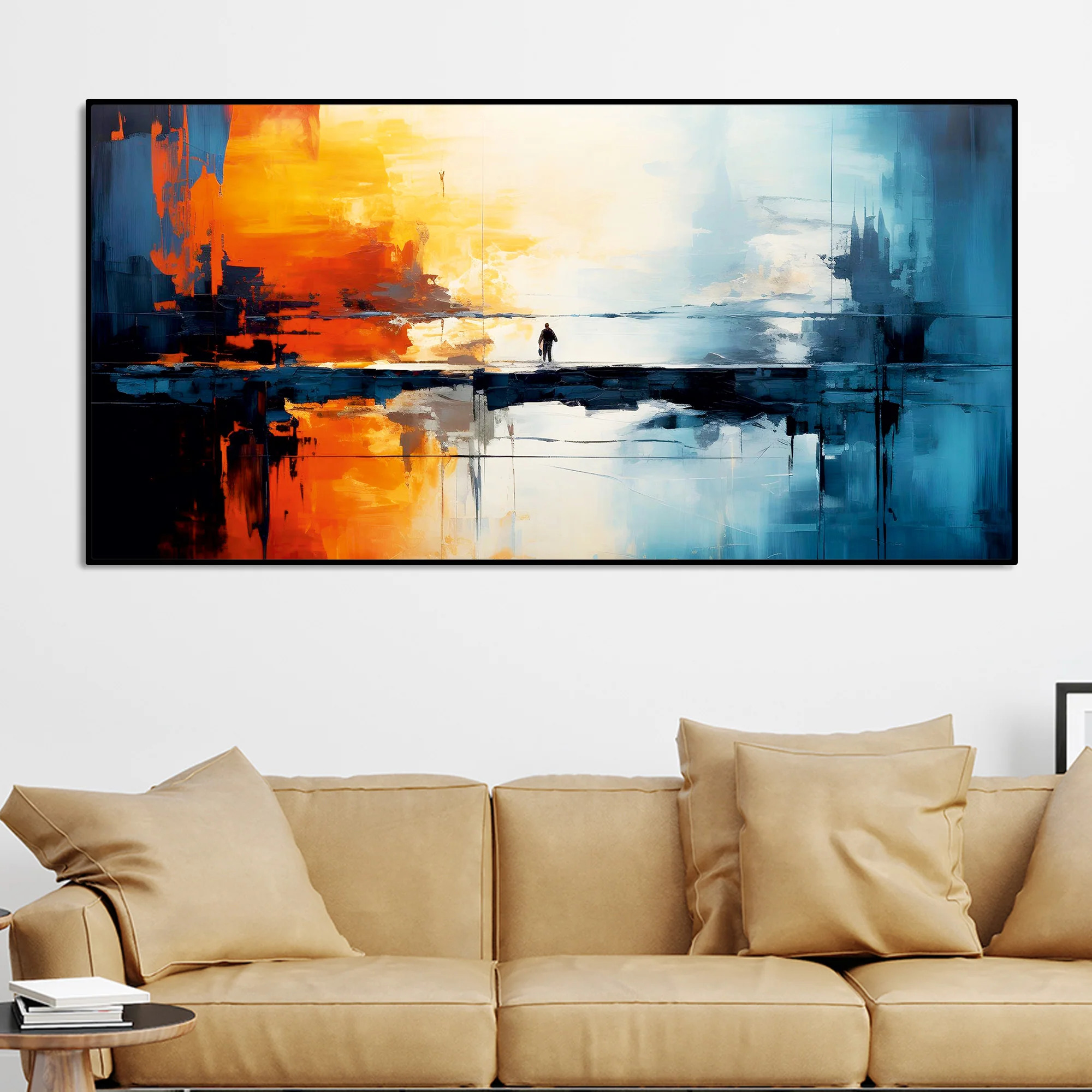 Abstract Colorful Artistic Art Canvas Wall Painting - Image 2