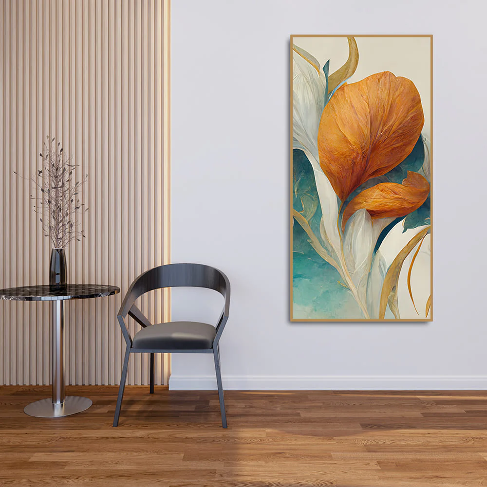 Abstract Colorful Flower Texture Art Canvas Wall Painting - Image 3