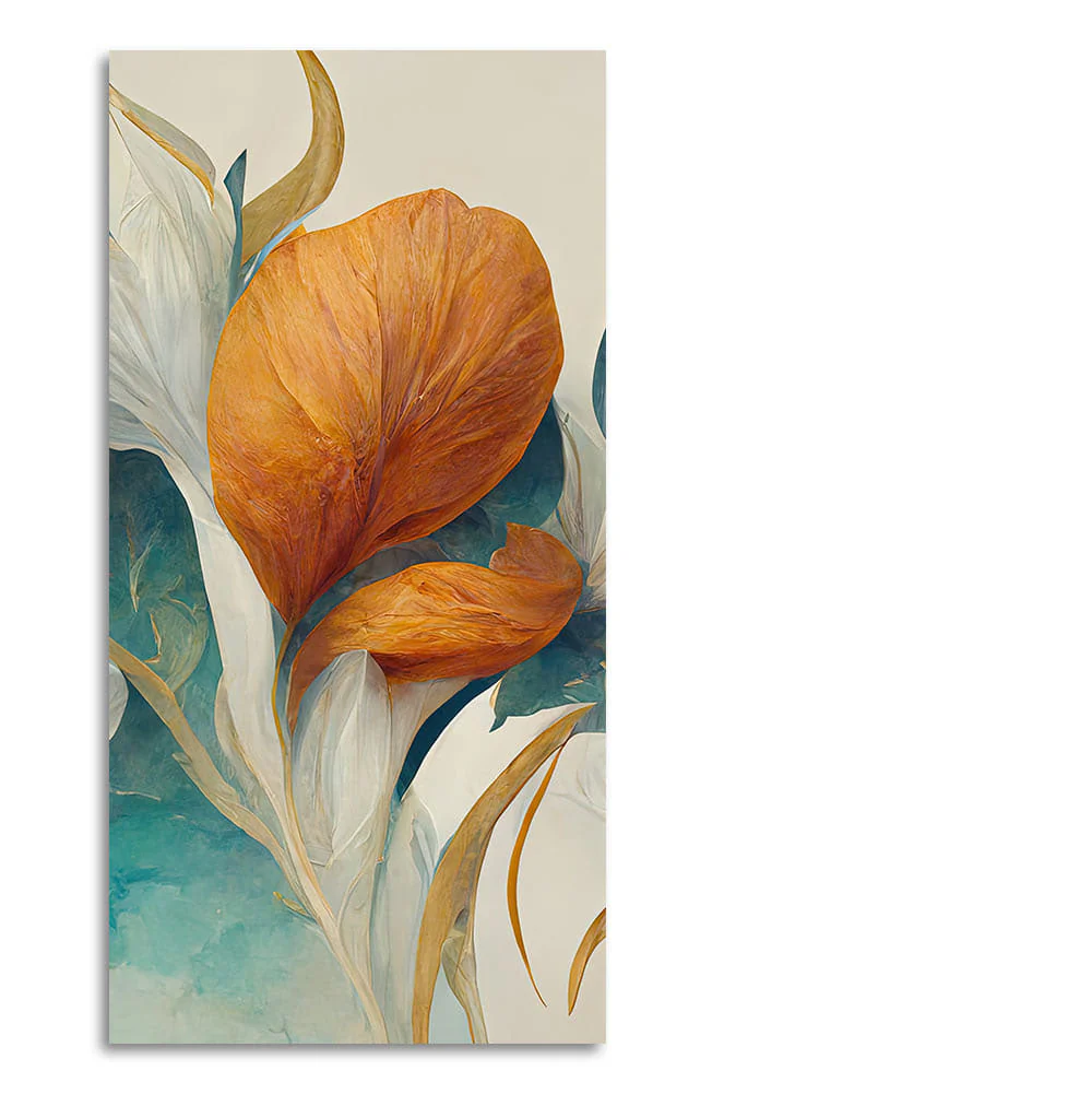 Abstract Colorful Flower Texture Art Canvas Wall Painting - Image 4