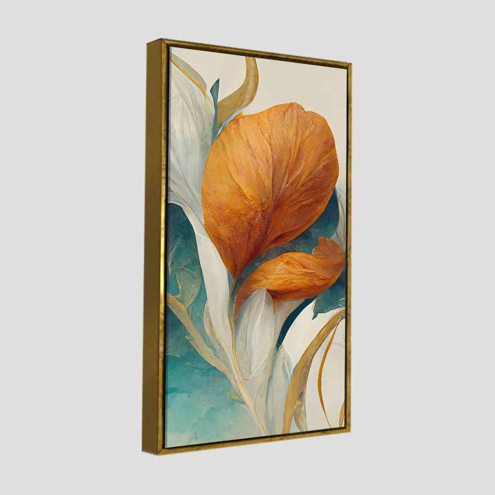 Abstract Colorful Flower Texture Art Canvas Wall Painting - Image 6