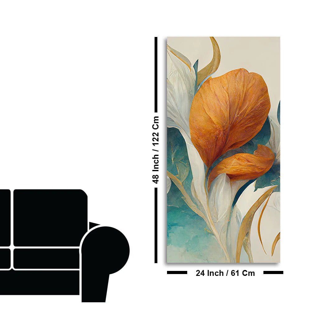 Abstract Colorful Flower Texture Art Canvas Wall Painting - Image 7