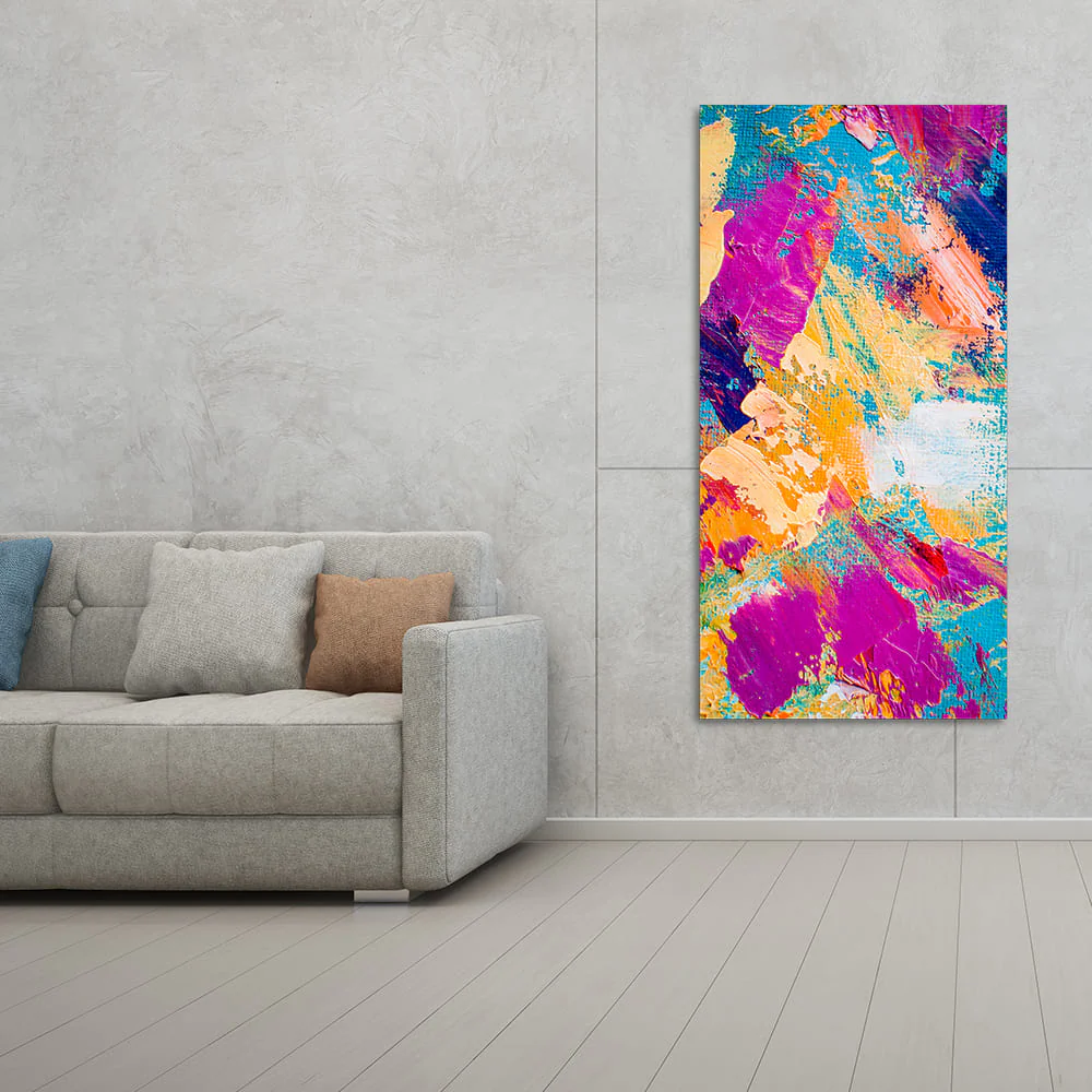Abstract Colorful Modern Textured Art Premium Wall Painting - Image 2