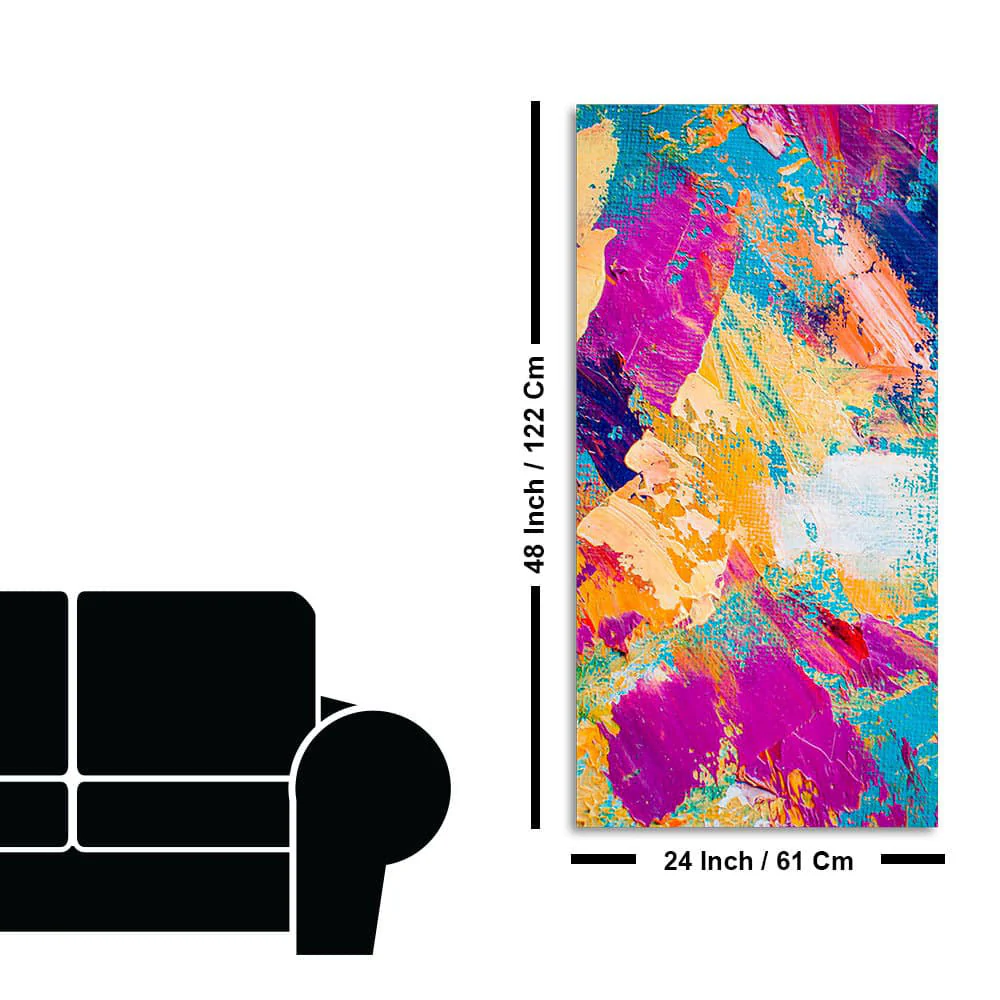 Abstract Colorful Modern Textured Art Premium Wall Painting - Image 7