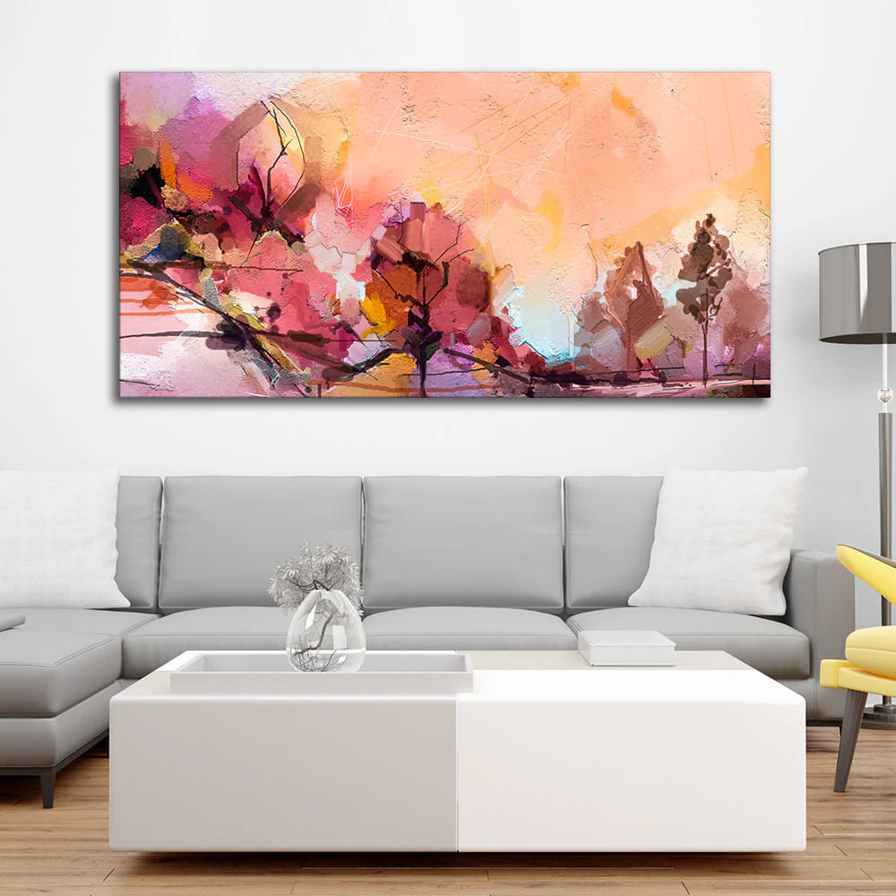 Abstract landscape Contemporary art Canvas Wall Painting - Image 2