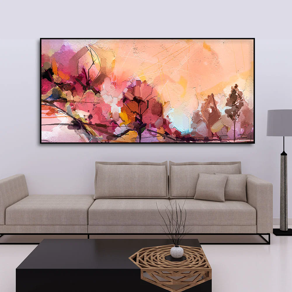 Abstract landscape Contemporary art Canvas Wall Painting - Image 3