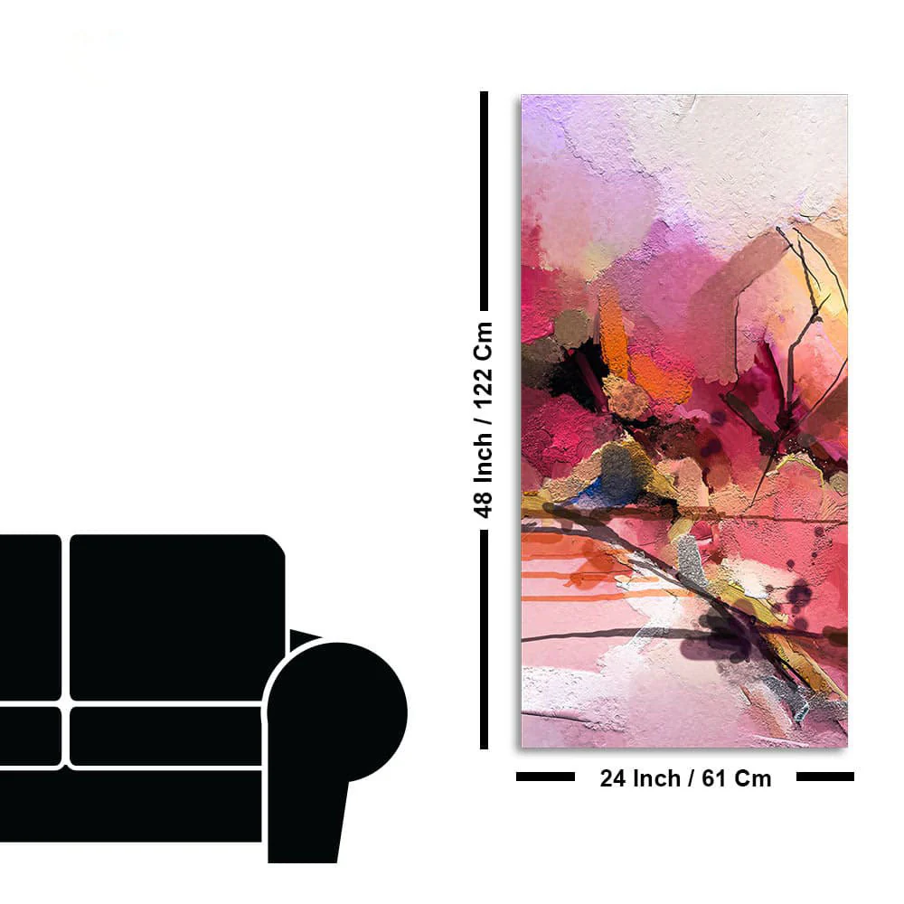 Abstract Landscape Contemporary art Premium Canvas Wall Painting - Image 7