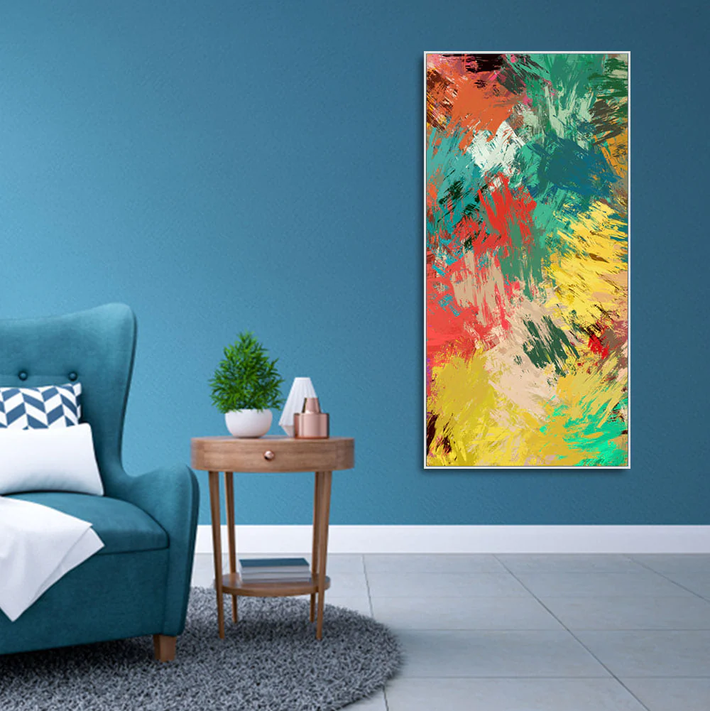 Abstract Painting of Explosion of Colors - Image 3