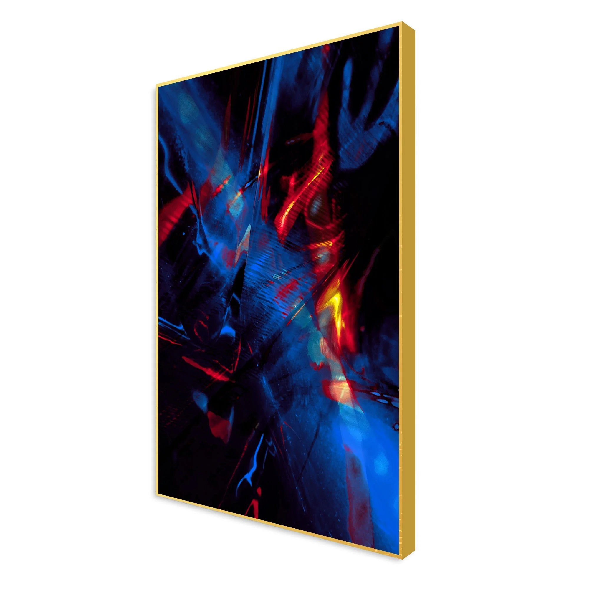 Abstract Pattern Floating Canvas Wall Painting - Image 5