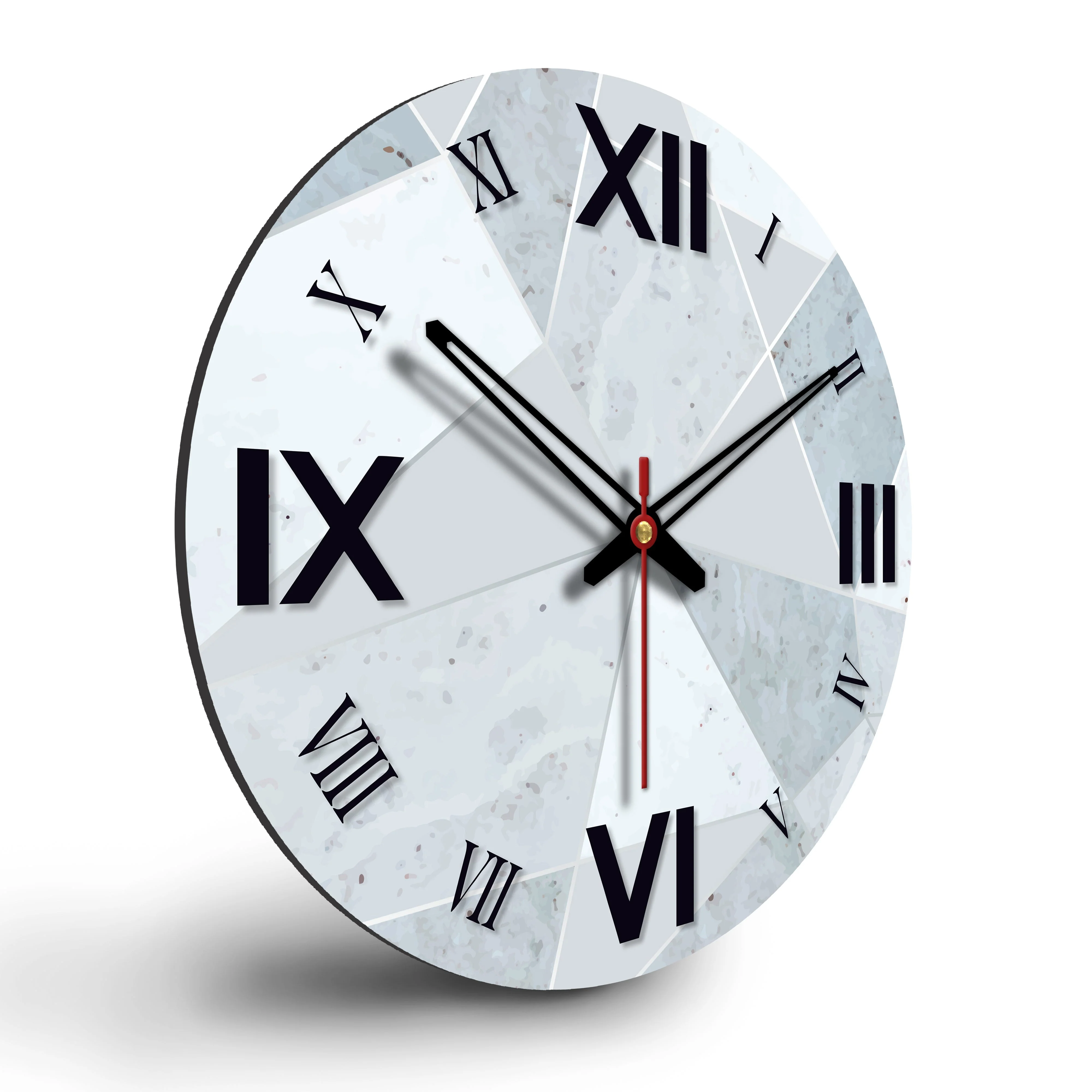 Abstract Pattern Wooden Wall Clock - Image 6