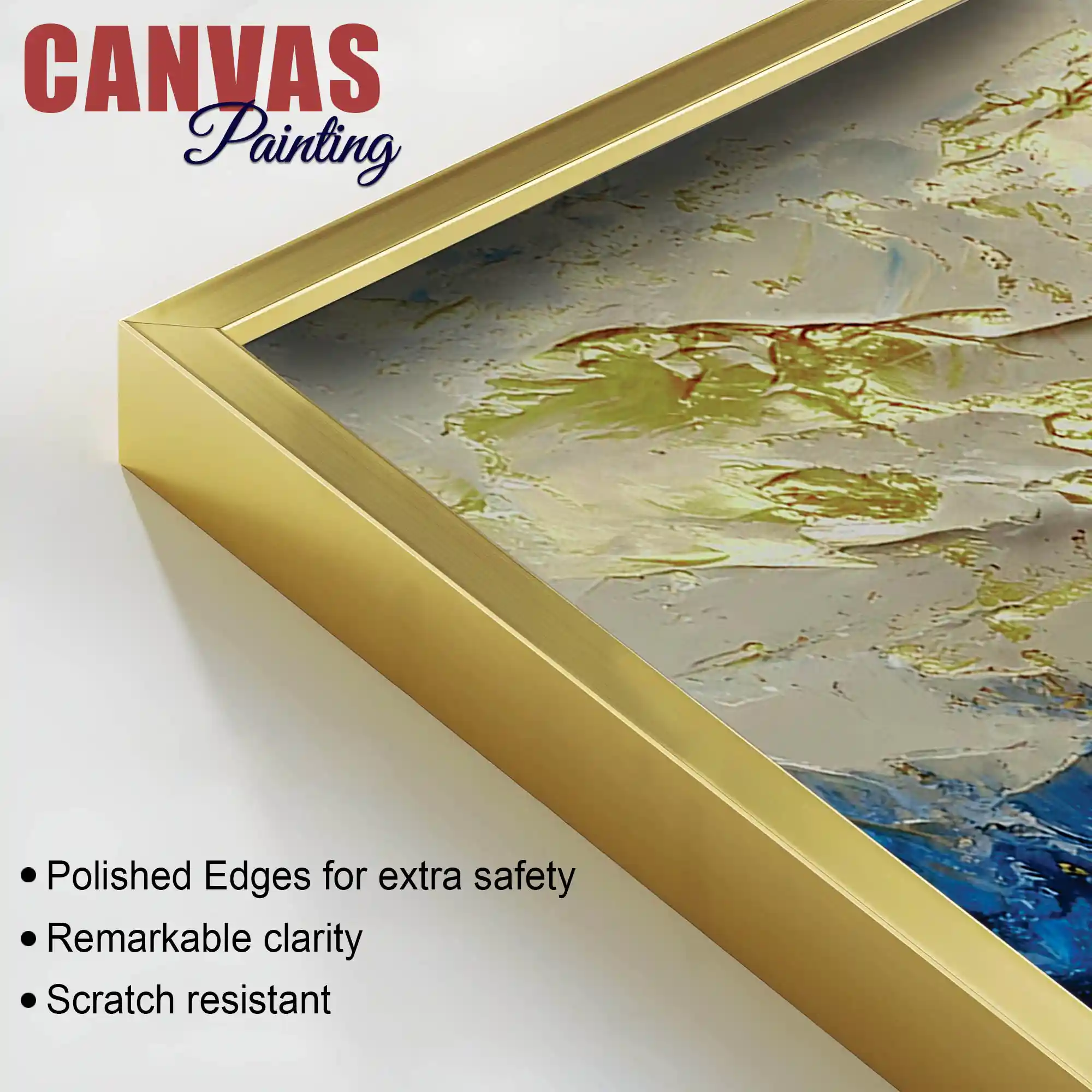 Abstract White Horse Canvas Painting - Image 6