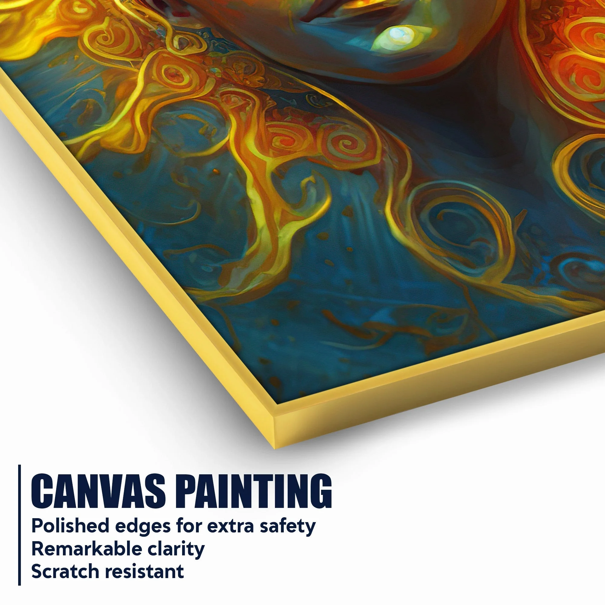 Amaterasu Goddess Of The Sun Cotton Canvas Wall Painting - Image 4