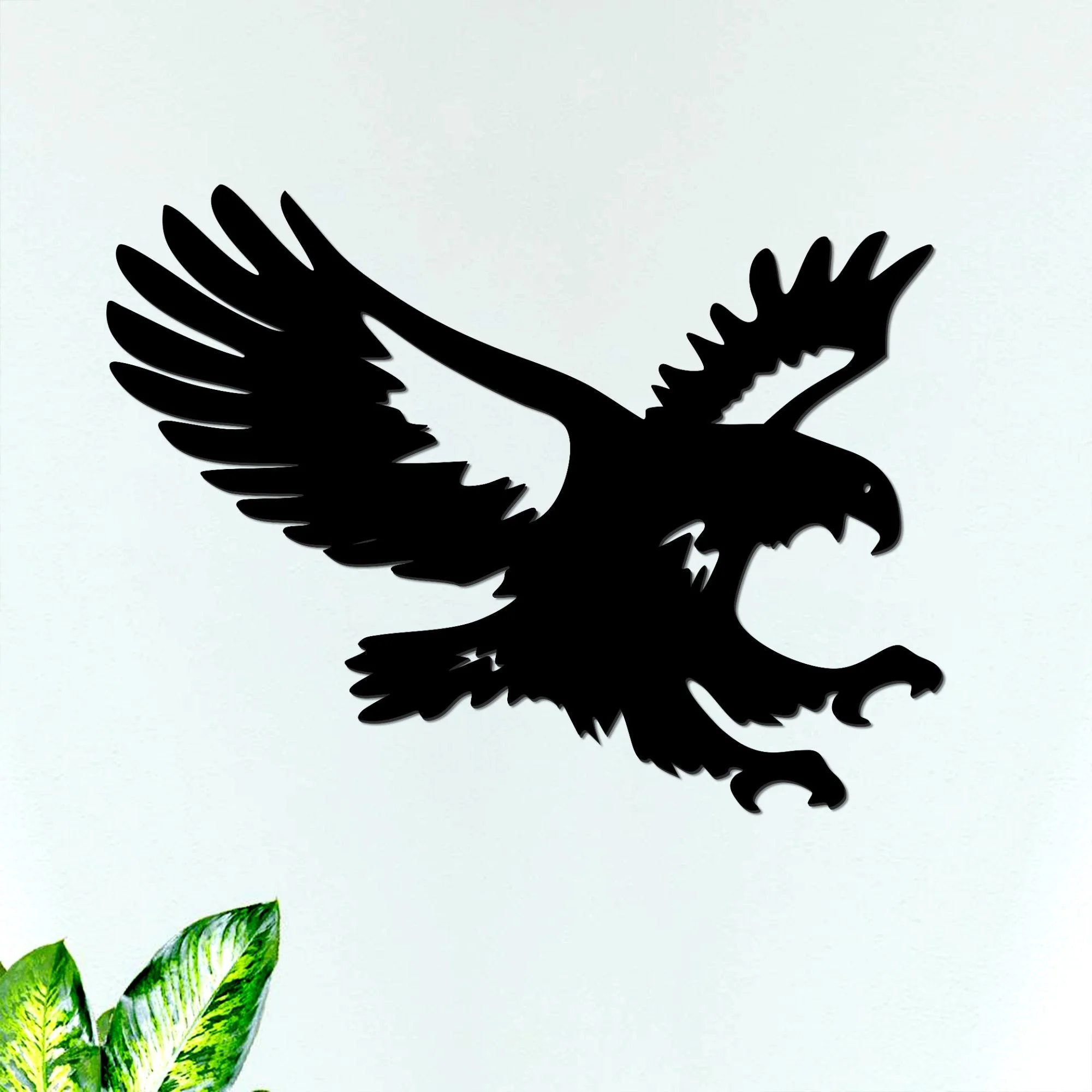 Amazing Black Eagle Design Premium Quality Wooden Wall Hanging - Image 5