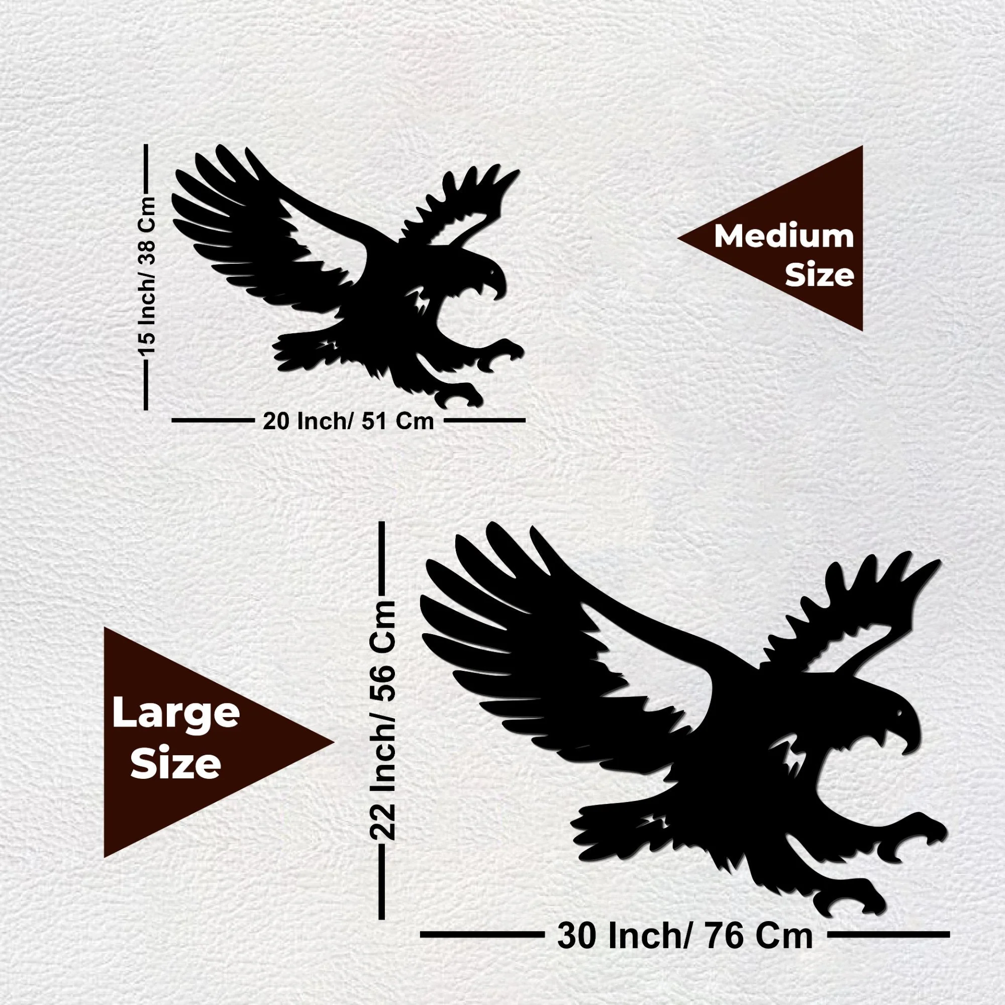 Amazing Black Eagle Design Premium Quality Wooden Wall Hanging - Image 7