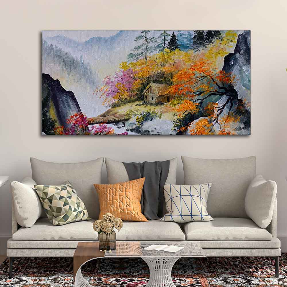 Amazing View Premium Canvas Abstract Wall Painting - Image 3