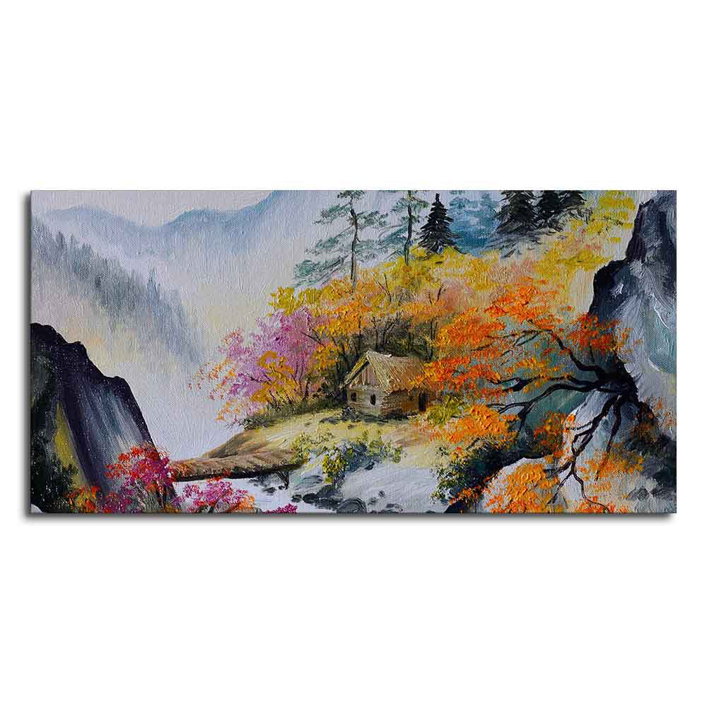 Amazing View Premium Canvas Abstract Wall Painting - Image 4