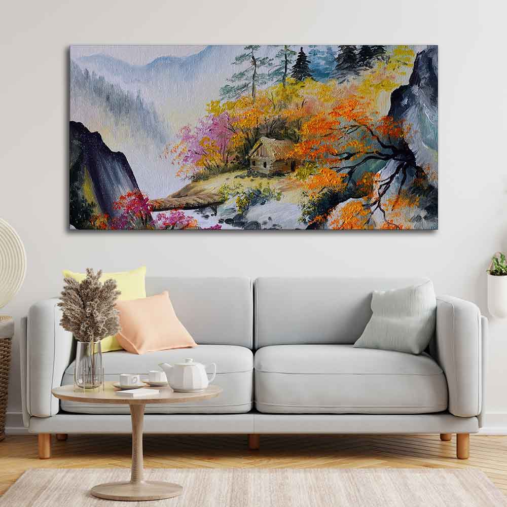 Amazing View Premium Canvas Abstract Wall Painting - Image 5