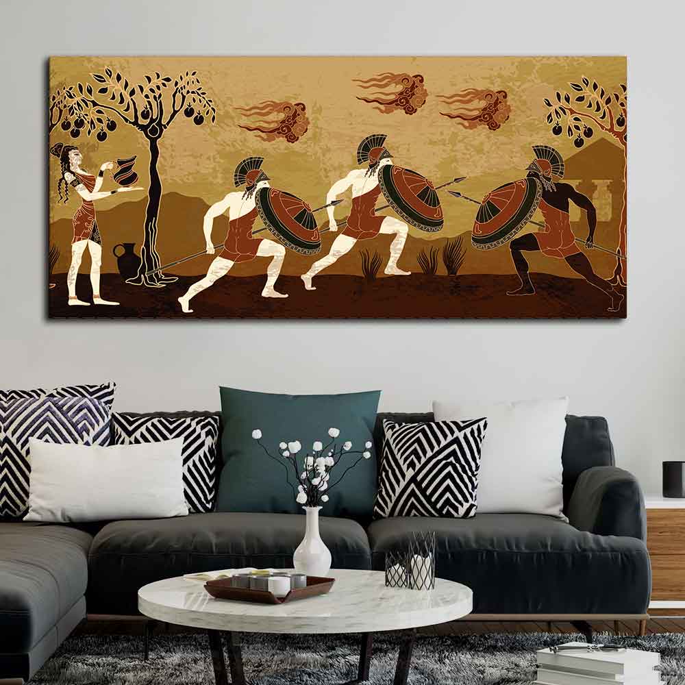 Ancient Greece Premium Canvas wall Painting - Image 4