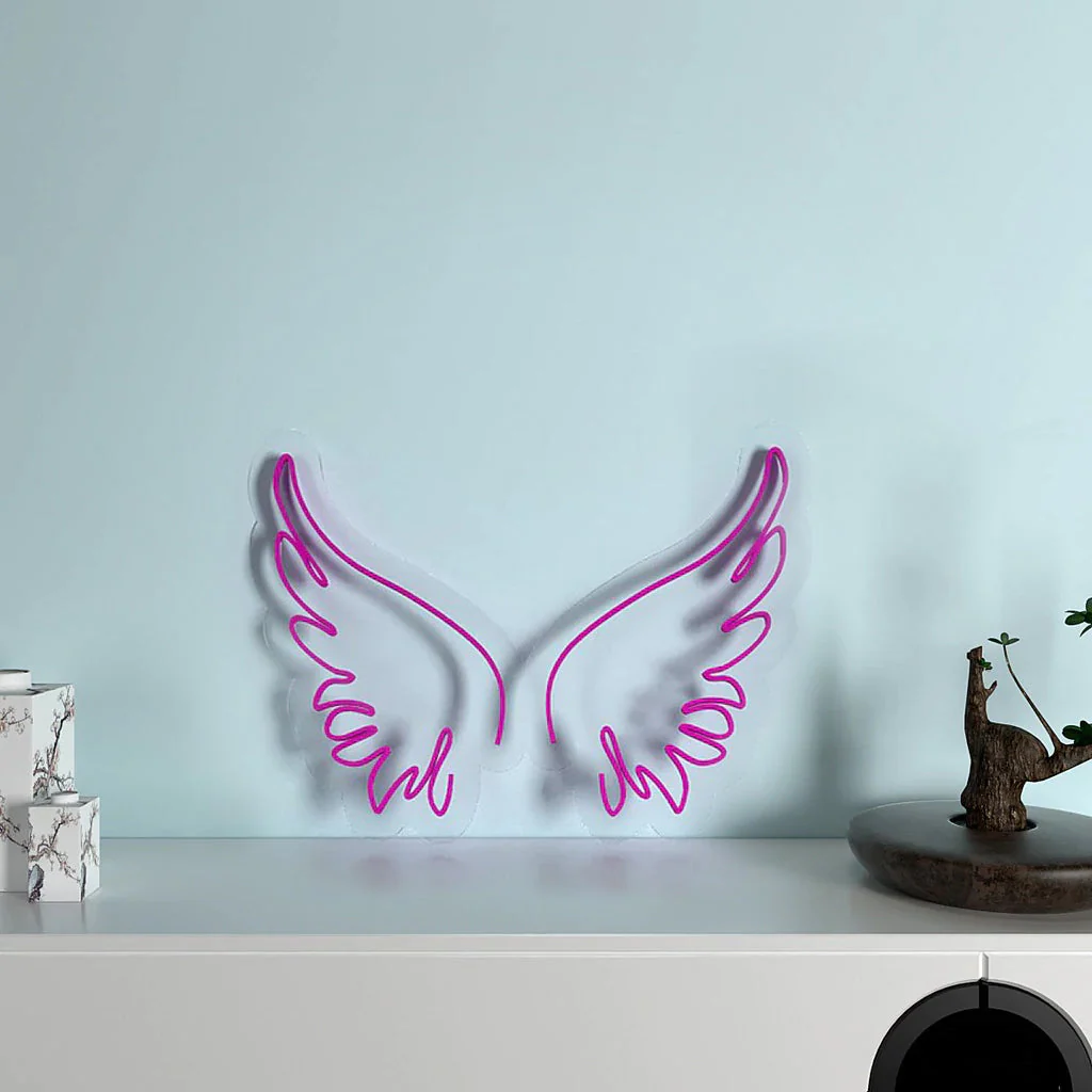 Angel Wings Design Neon LED Light - Image 3