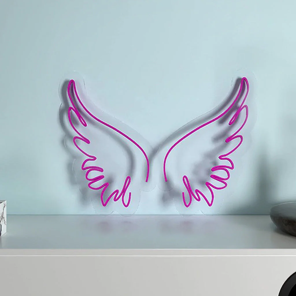 Angel Wings Design Neon LED Light - Image 5