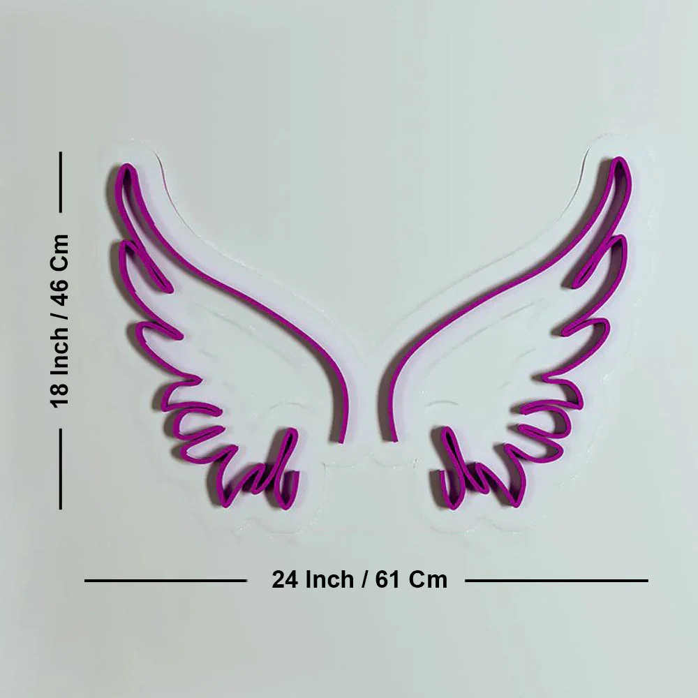 Angel Wings Design Neon LED Light - Image 6