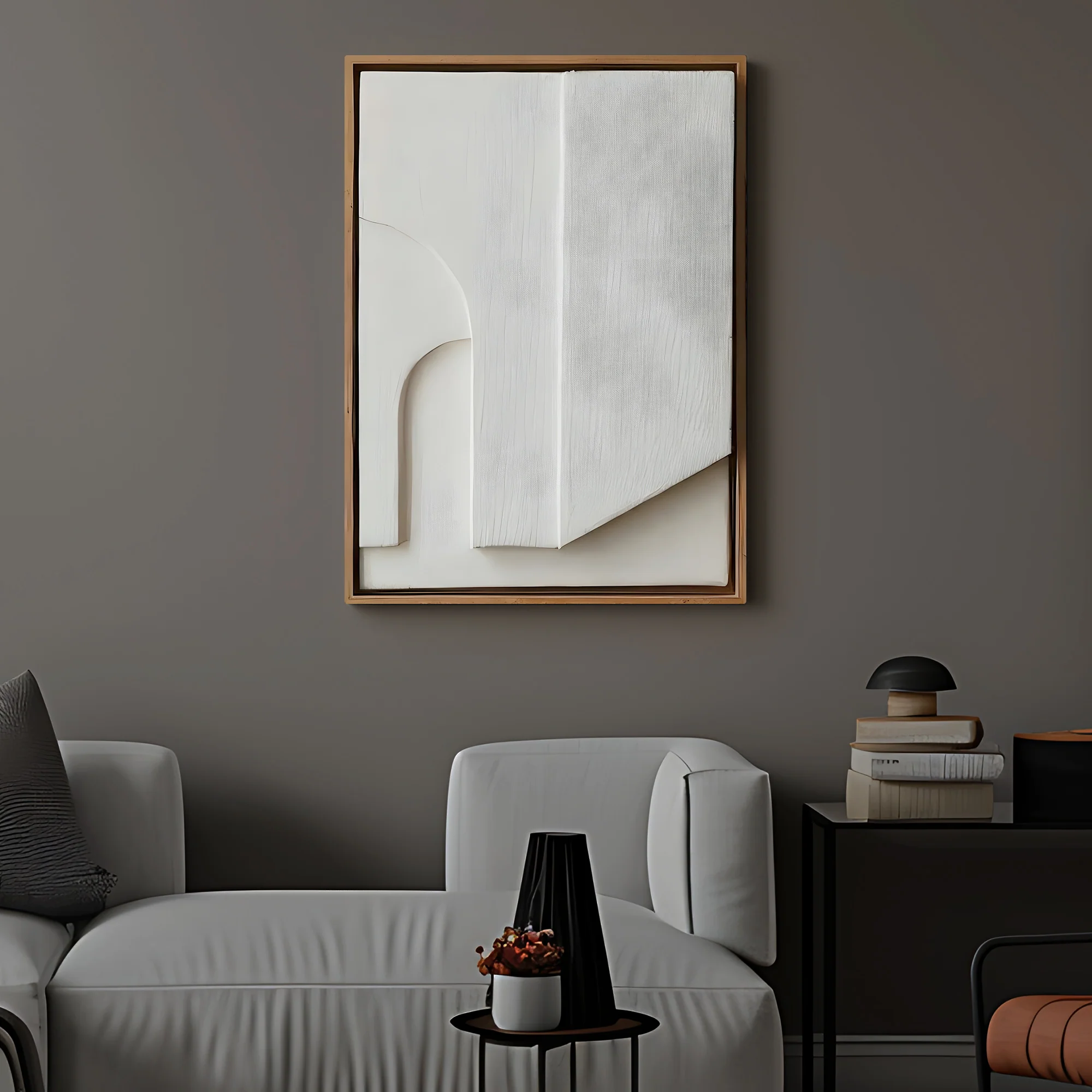 Arch Motif and Natural Finish 3D Wall Art Home Decor - Image 2