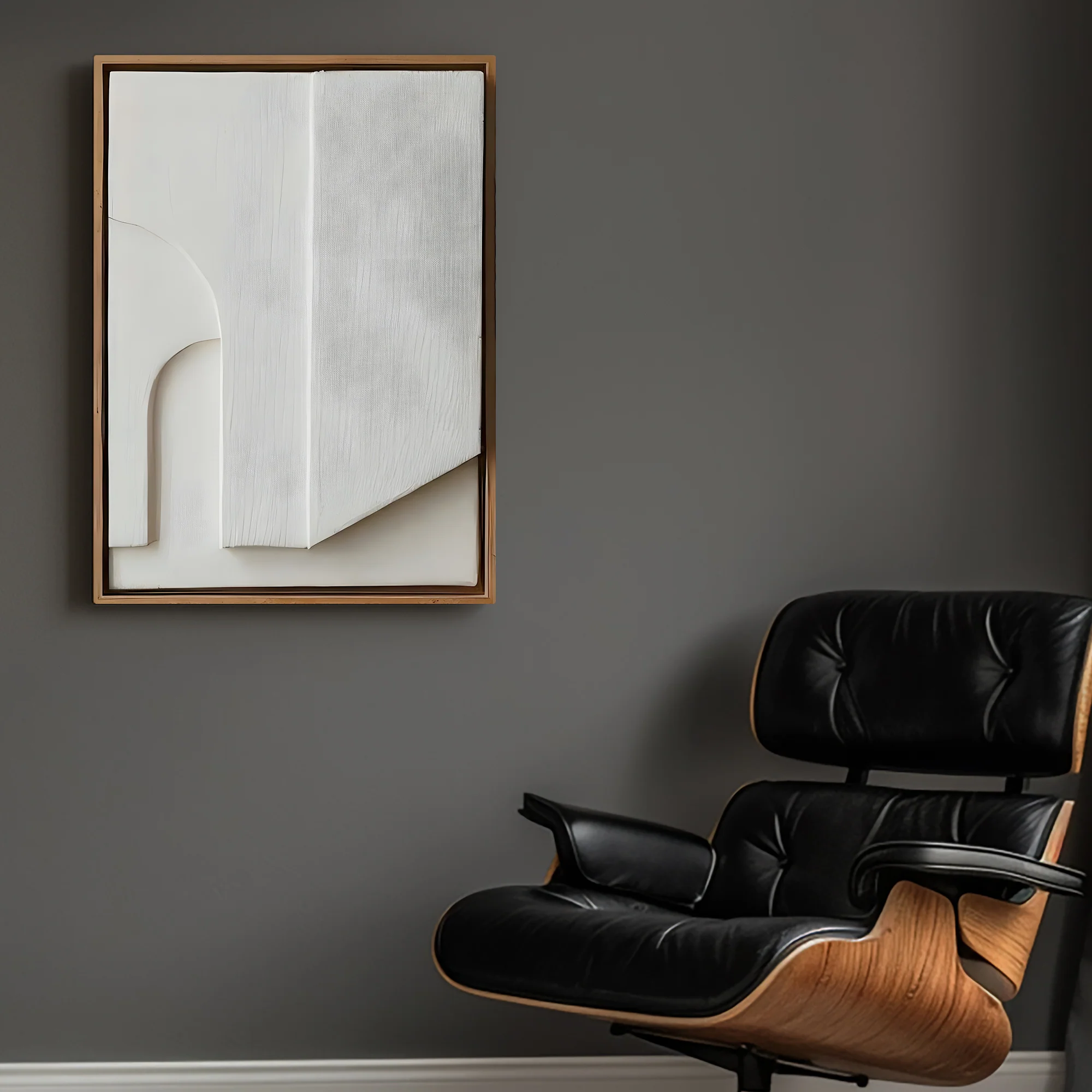 Arch Motif and Natural Finish 3D Wall Art Home Decor - Image 3