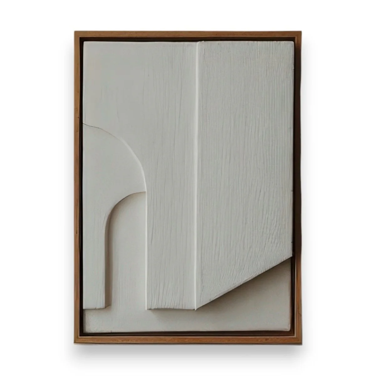 Arch Motif and Natural Finish 3D Wall Art Home Decor - Image 4