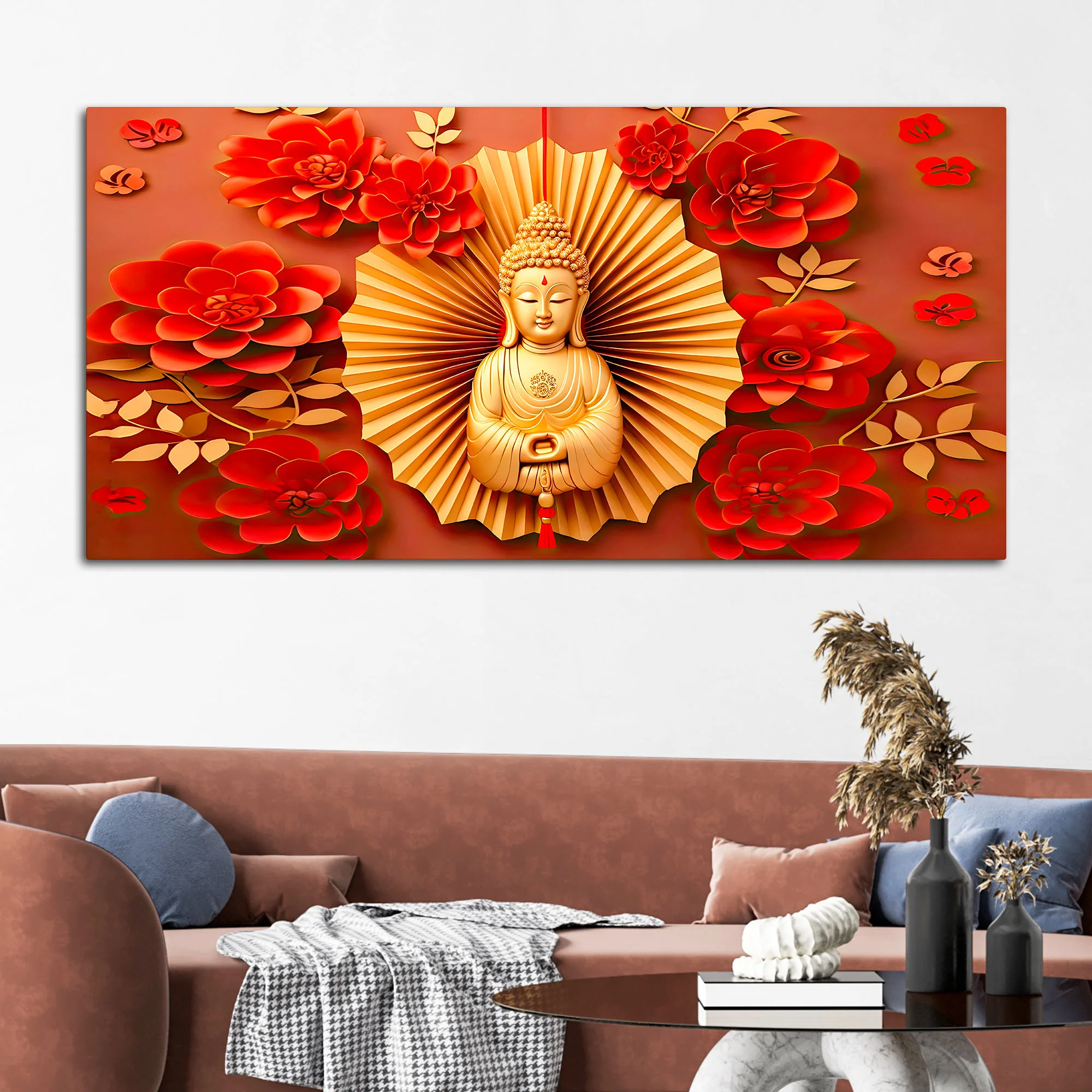 Artistic Buddha Canvas Painting for Premium Wall Decor - Image 3