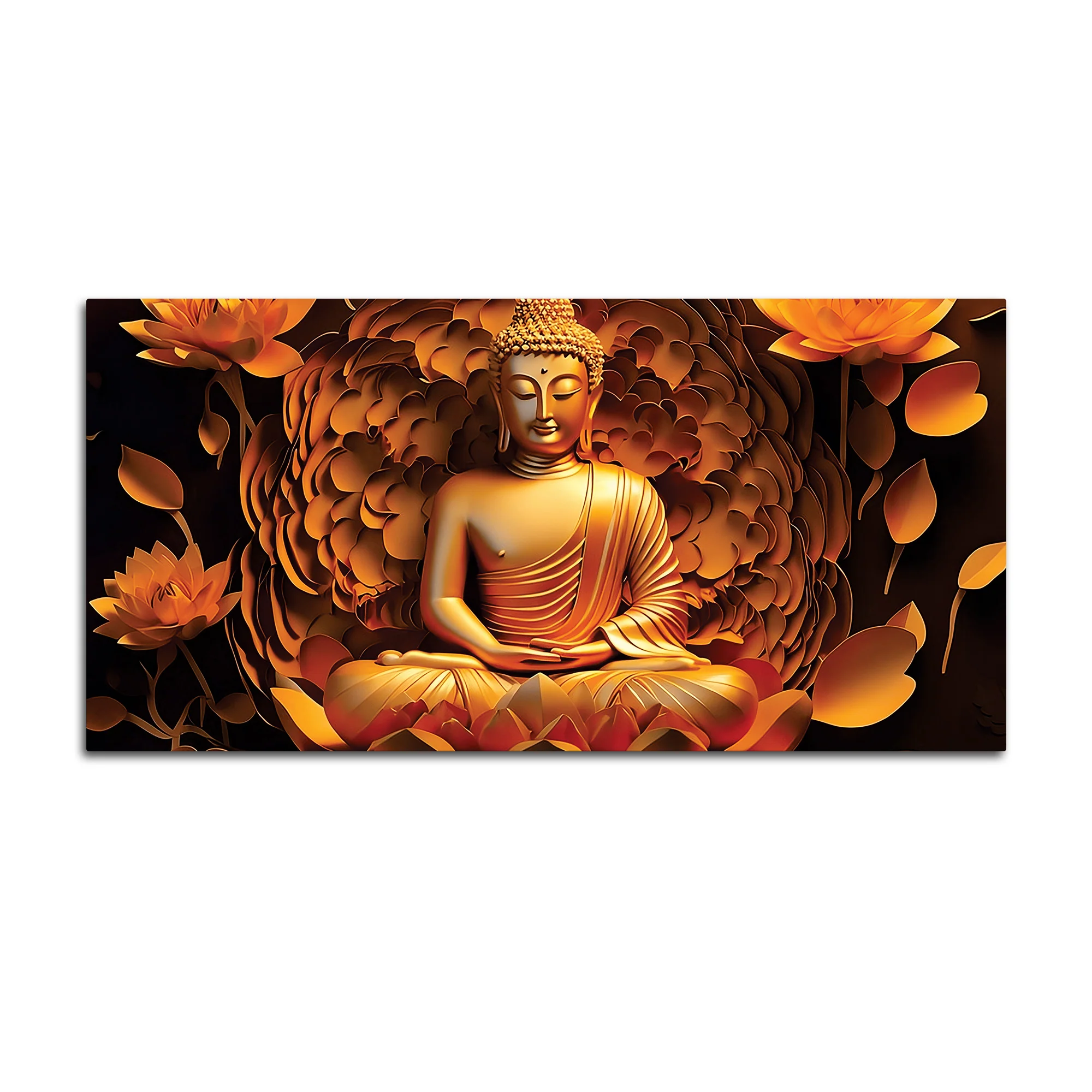 Artistic Buddha Painting for Contemporary Home Décor - Image 4