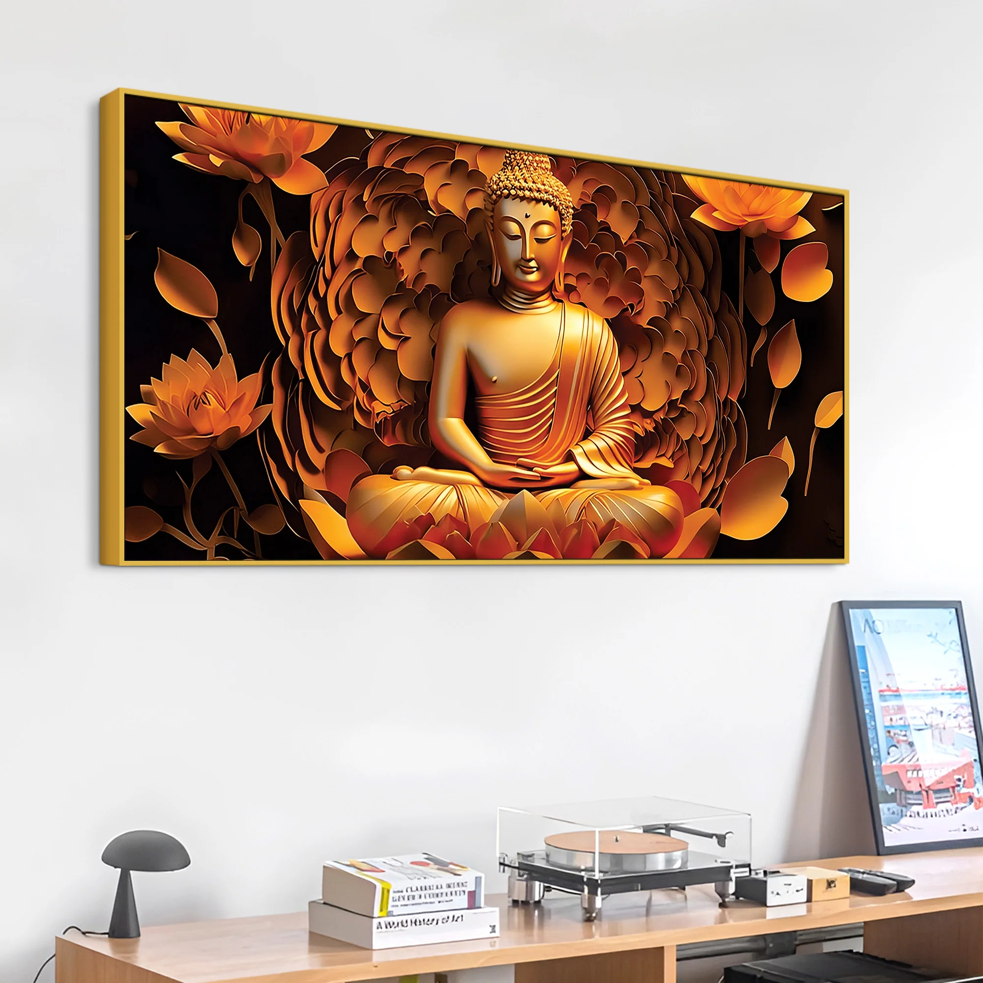 Artistic Buddha Painting for Contemporary Home Décor - Image 5