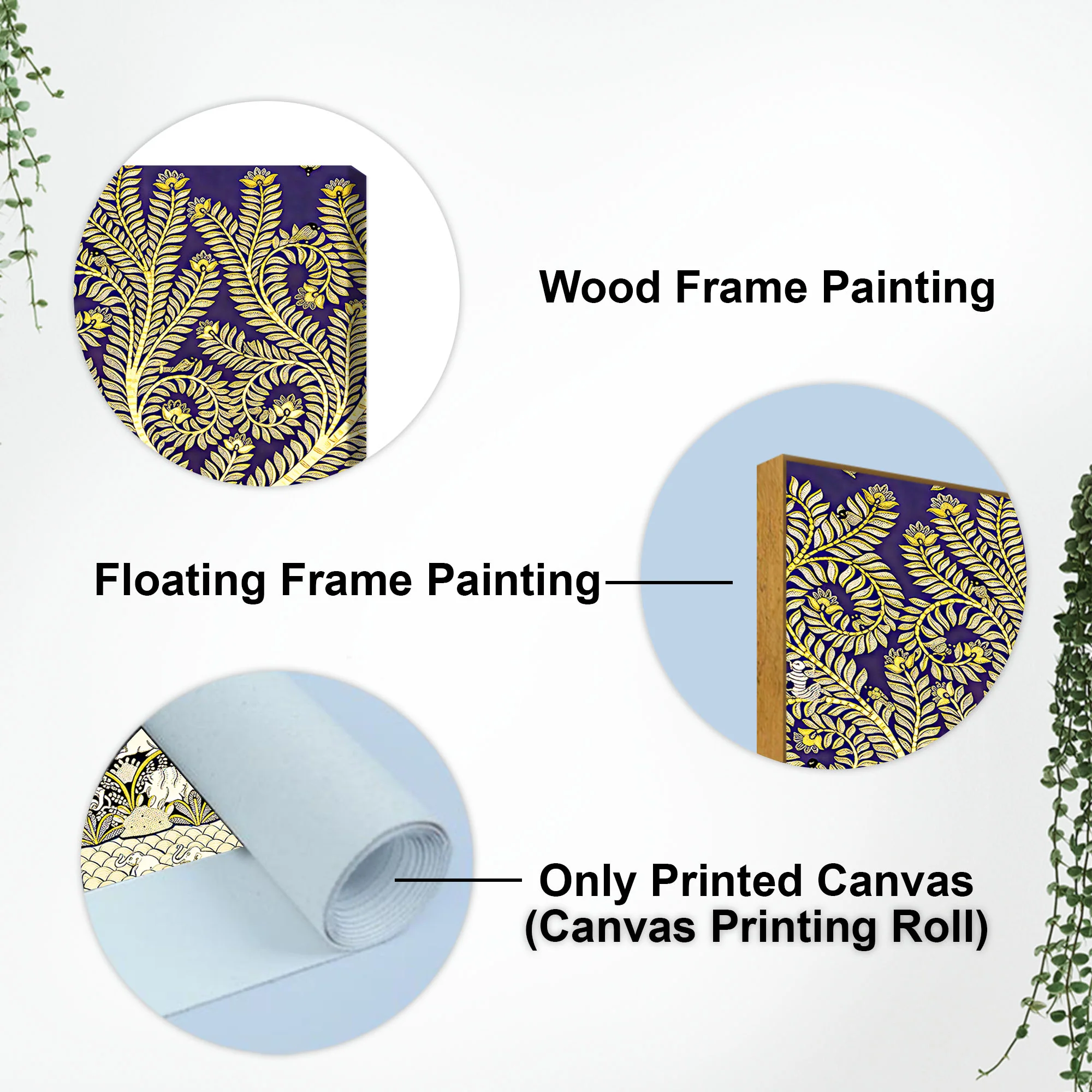 Artistic Tree of Life Canvas Painting | Luxury Indian Wall Art - Image 5