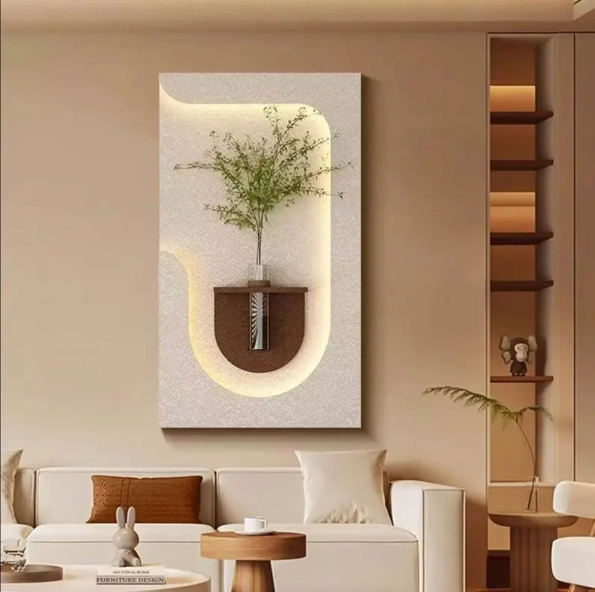 Artistic Wall Decor Decorative LED Light Wall Panel for Office & Home Space - Image 3