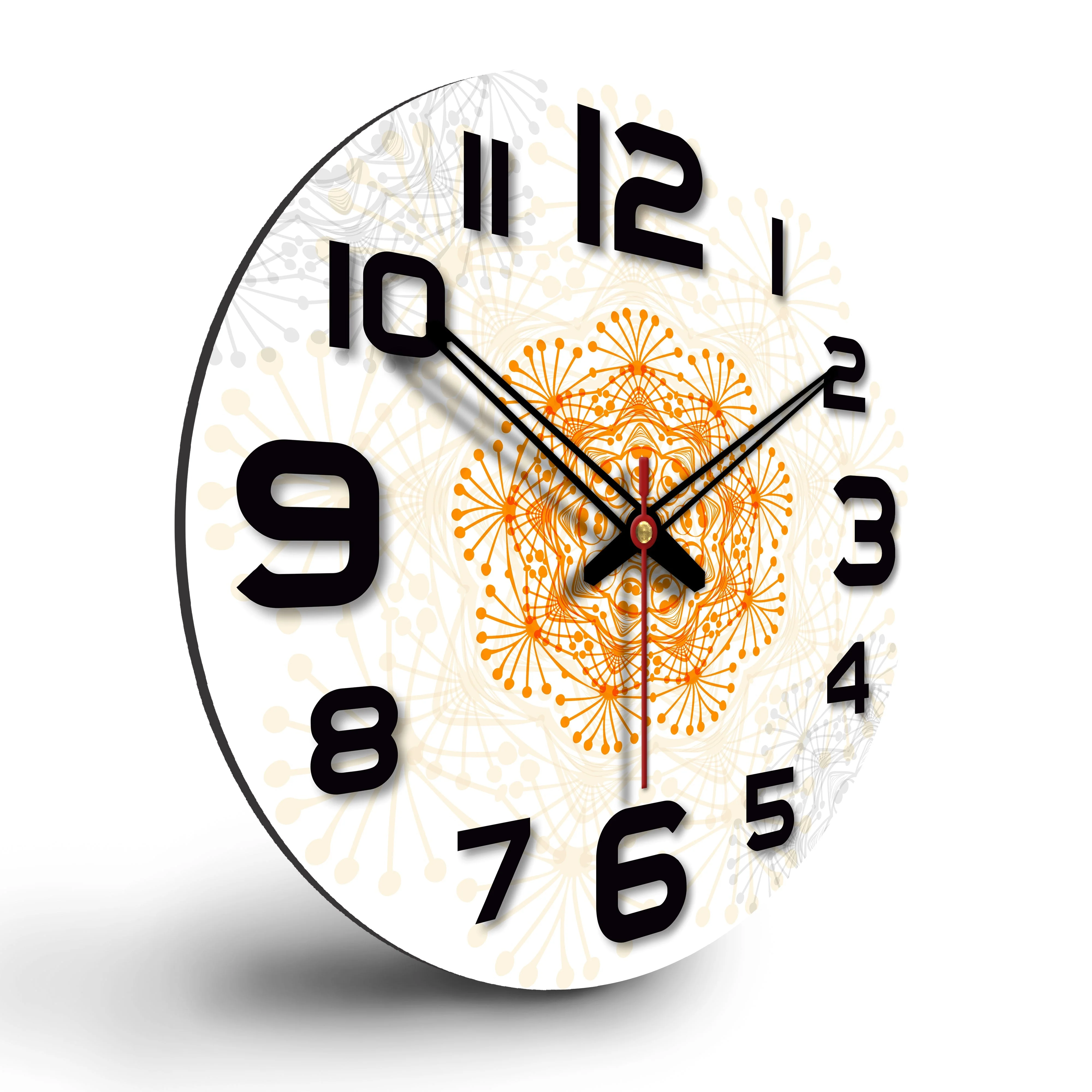 Attractive Pattern Wooden Wall Clock - Image 6