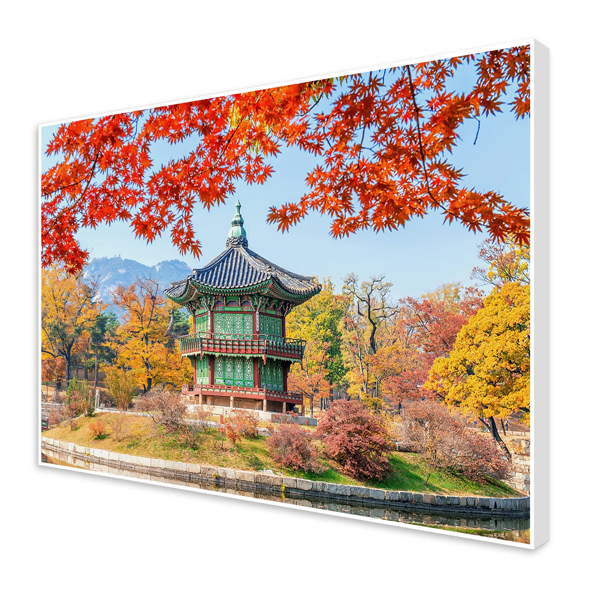 Autumn Season Floating Canvas Wall Painting - Image 6