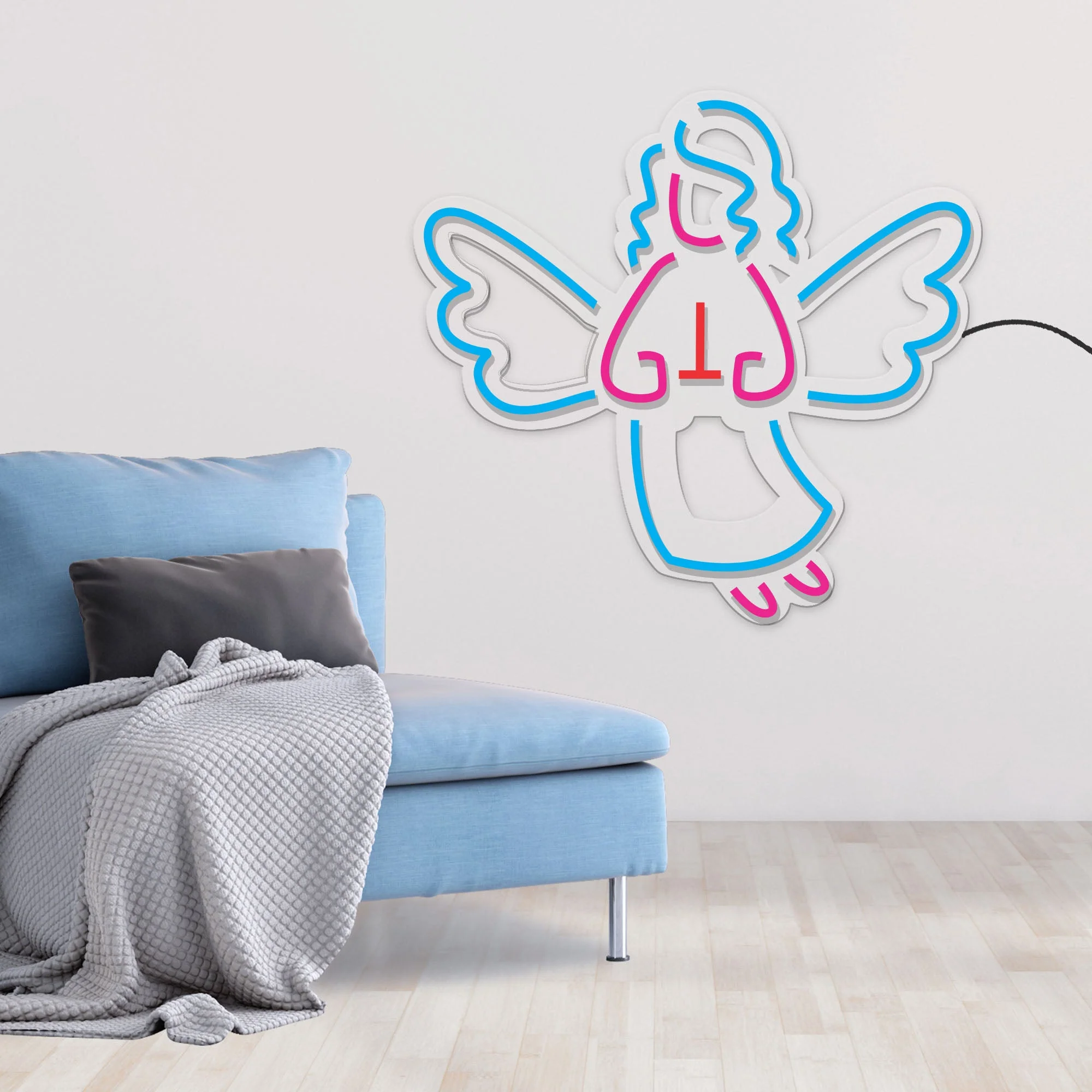 Avatar of Angel Girl Neon Sign LED Light - Image 2